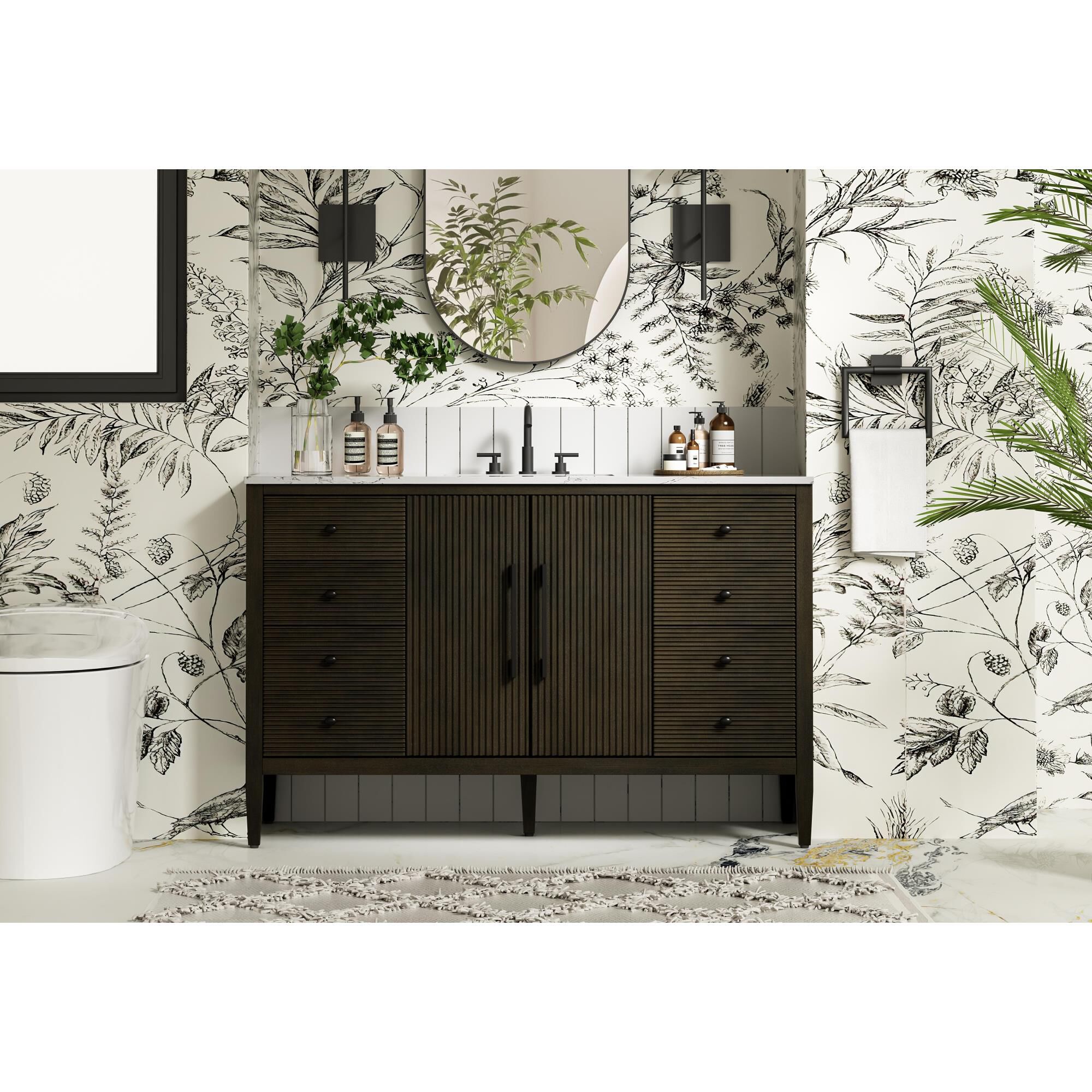 Blakely 54 Inch Bath Vanity by Elegant Dcor
