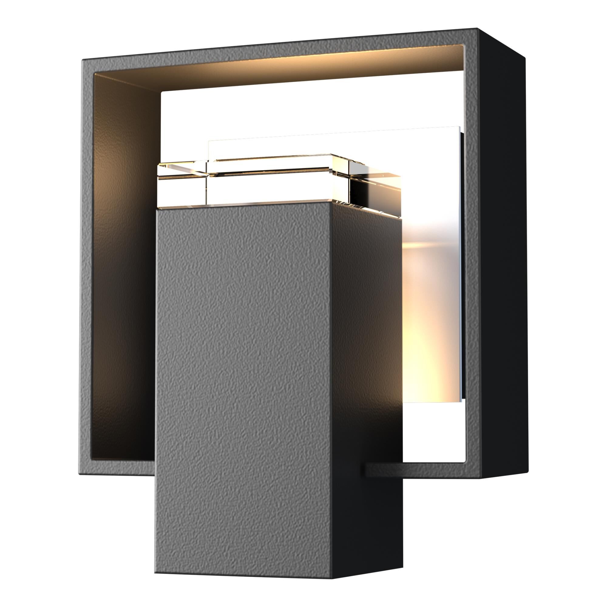 Hubbardton Forge Shadow Box 8 Inch Tall Outdoor Wall Light