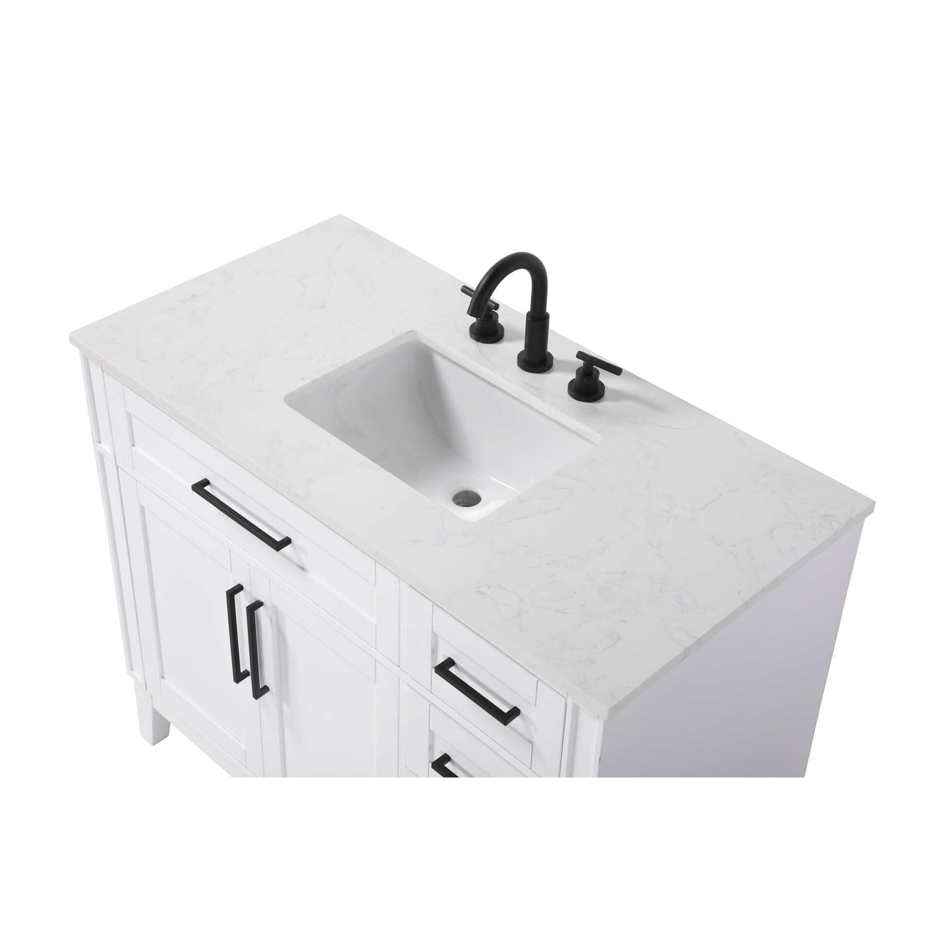 Virginia 42 Inch Bath Vanity by Elegant Decor