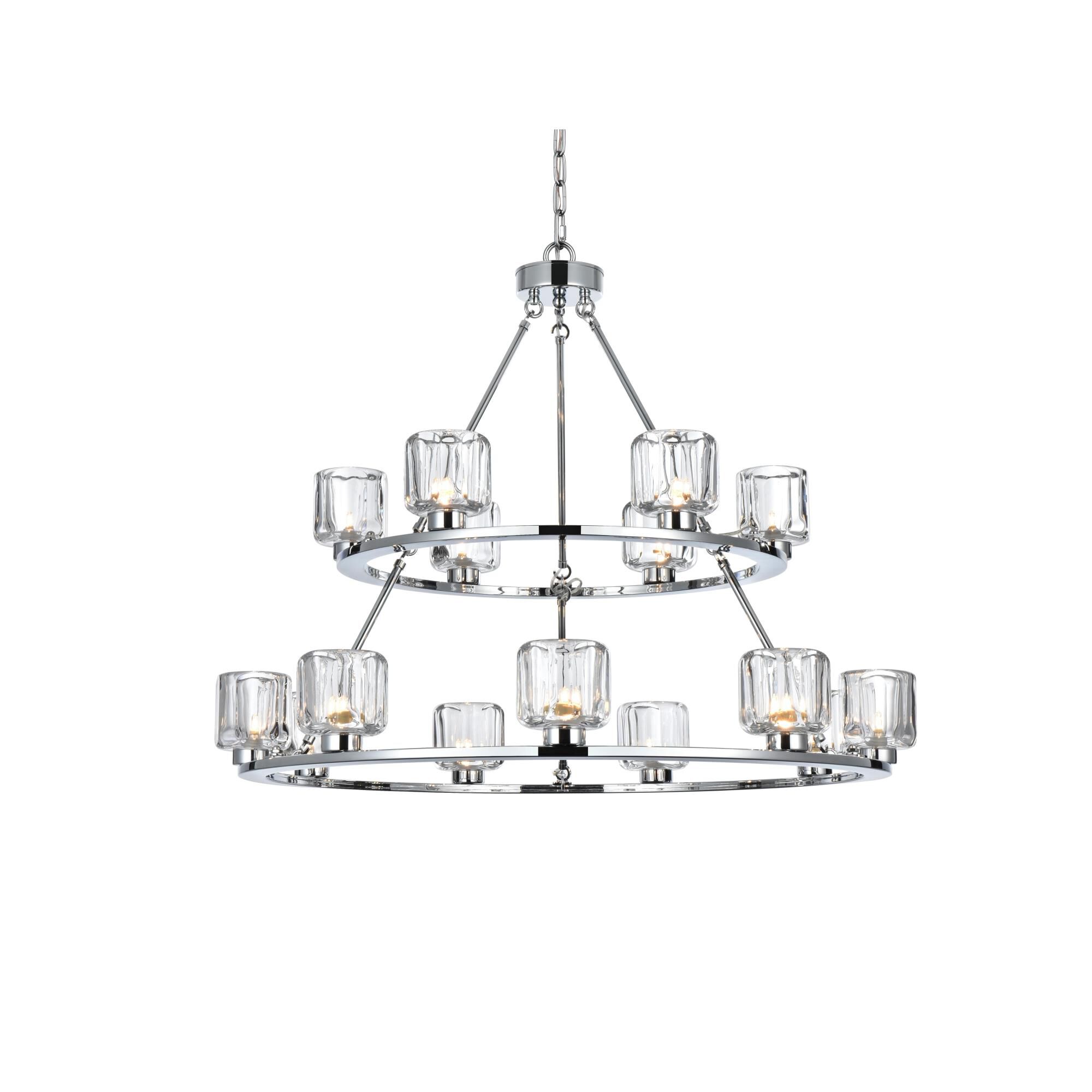 Cadence 36 Inch Chandelier by Elegant Lighting