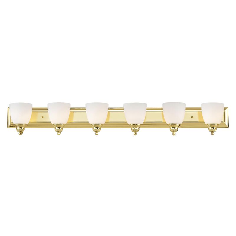 Springfield 48 Inch 6 Light Bath Vanity Light by Livex Lighting