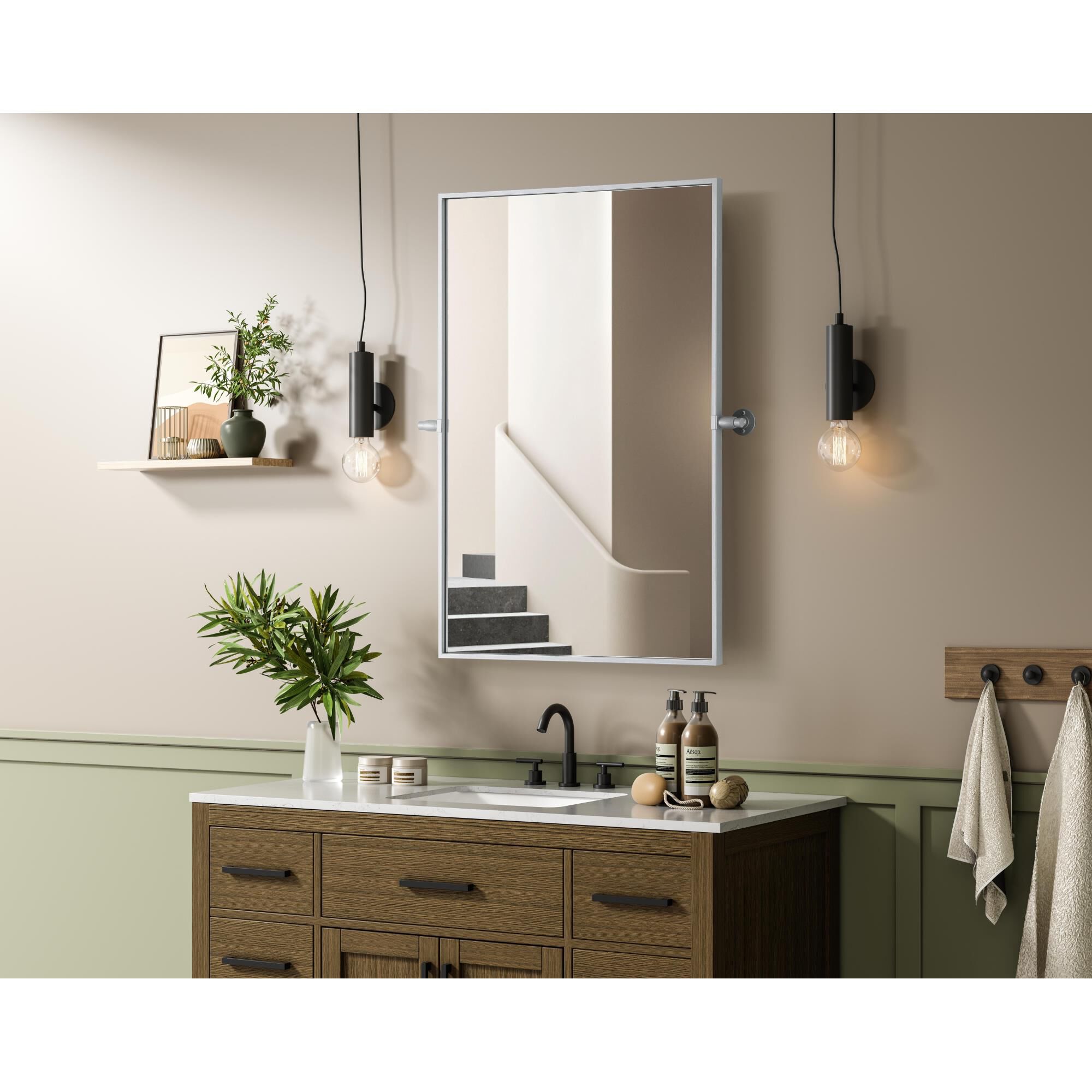 Shown in Silver finish