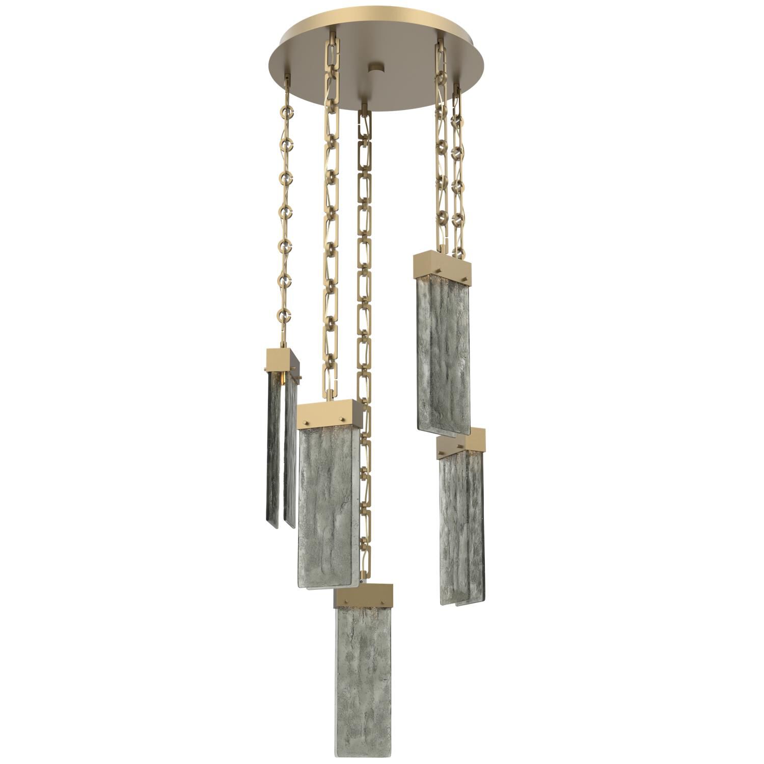 Levi Wilson Parallel 19 Inch Multi Light Pendant by Hammerton Studio