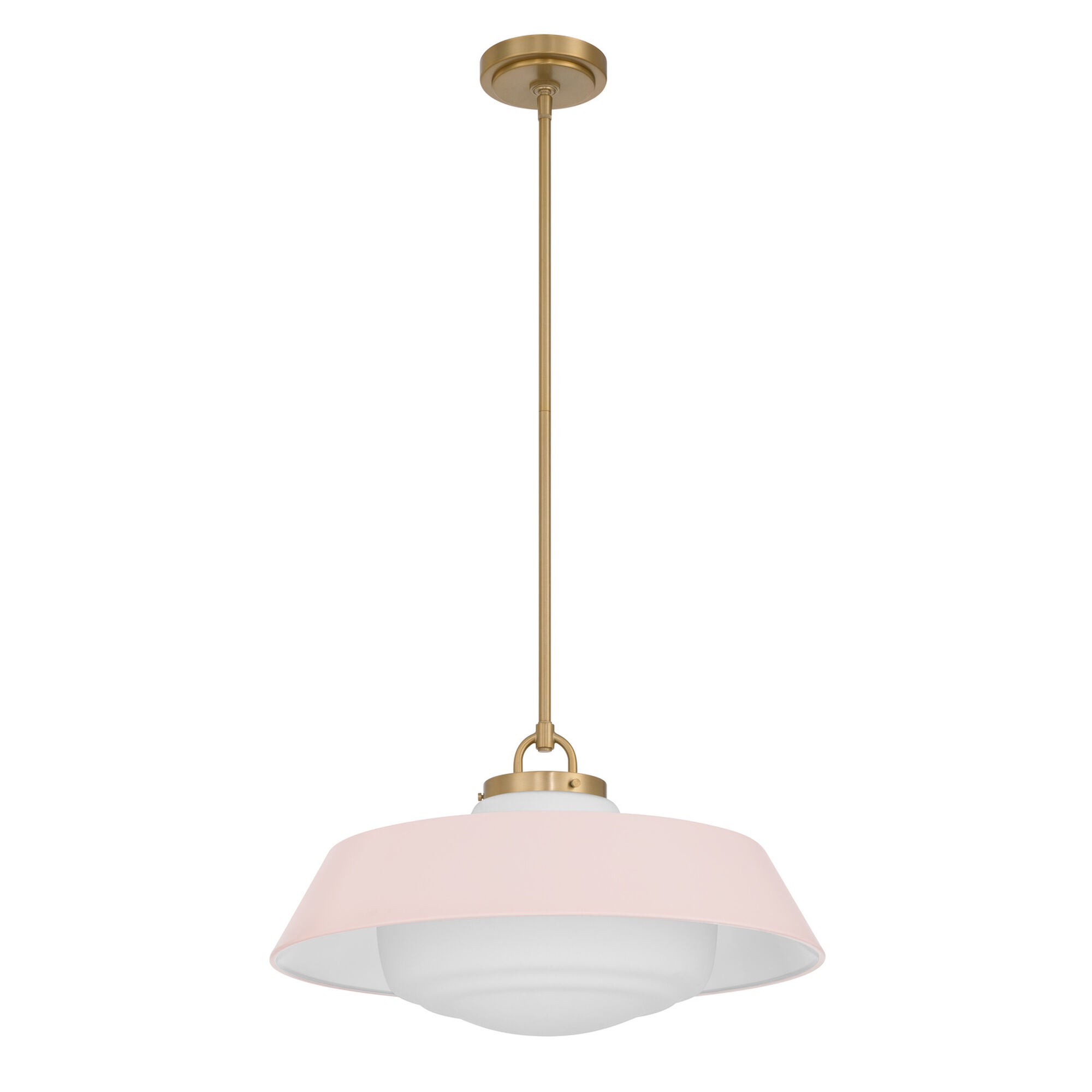 Shown in Vibrant Gold finish and Steel glass and Steel shade