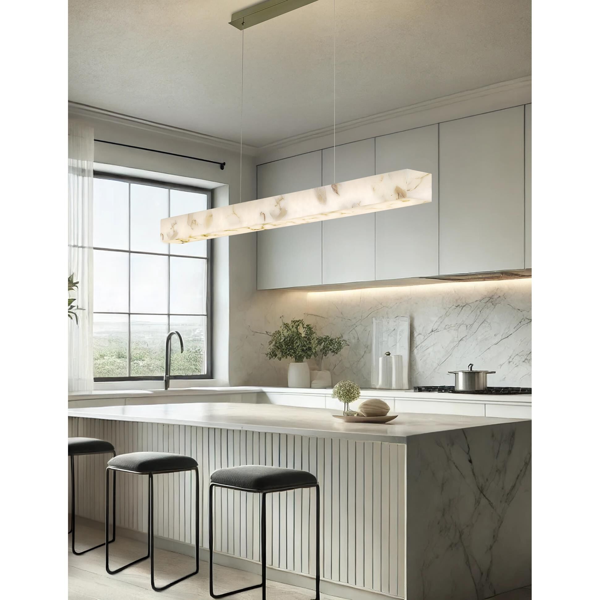 Lumenaria 48 Inch Linear Suspension Light by Justice Design Group