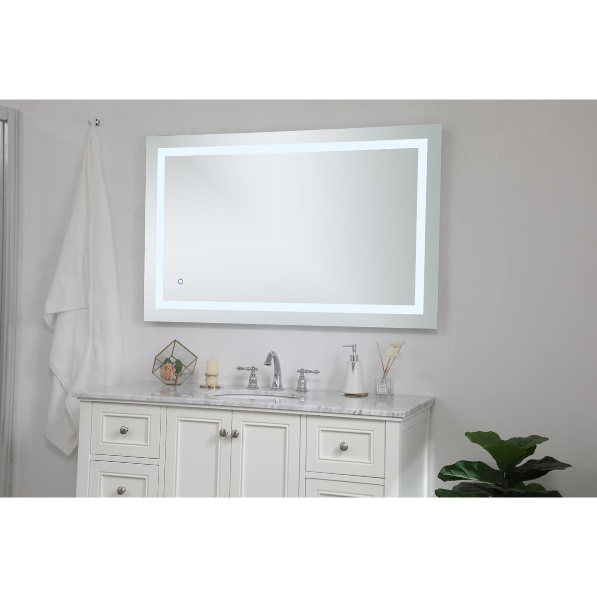 Helios LED Lighted Mirrors by Elegant Decor