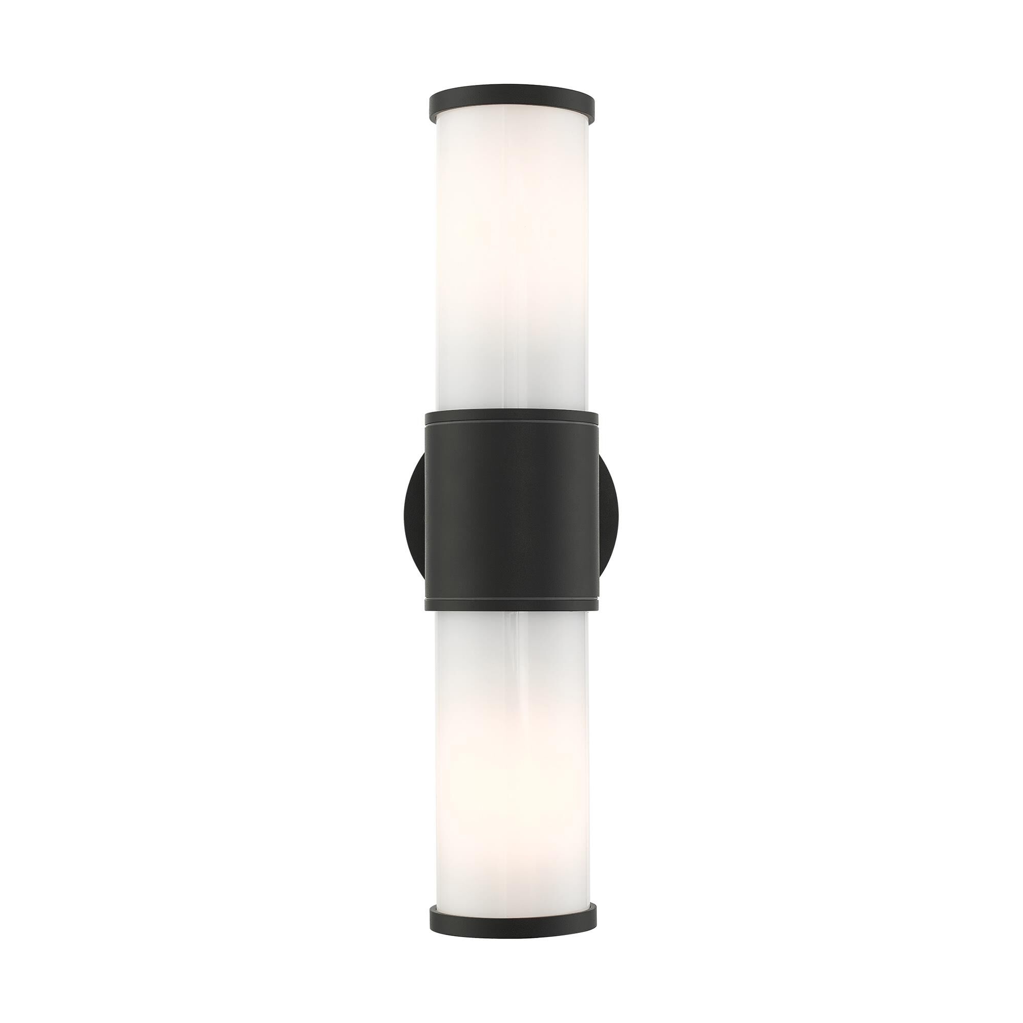 Landsdale 4 Inch Tall 2 Light Outdoor Wall Light by Livex Lighting