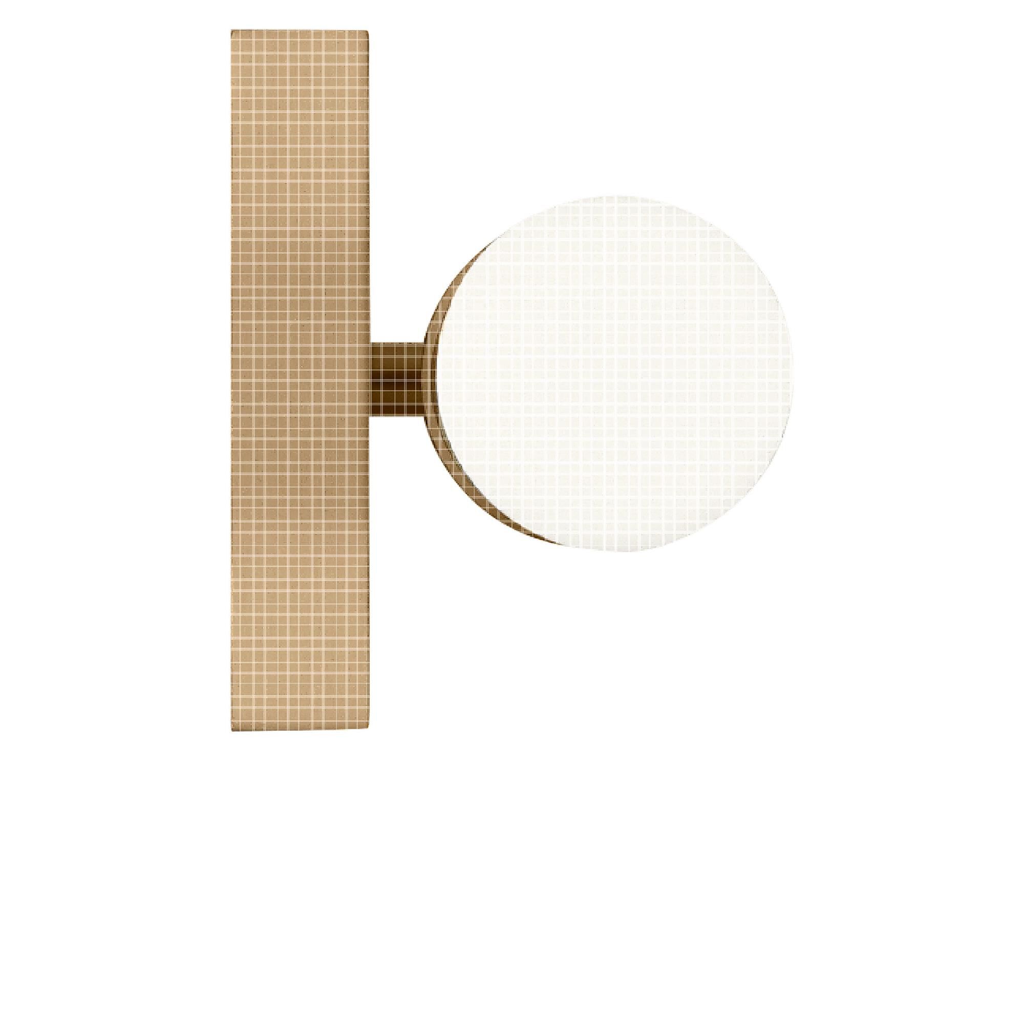 Shown in Satin Brass finish and White Acrylic shade