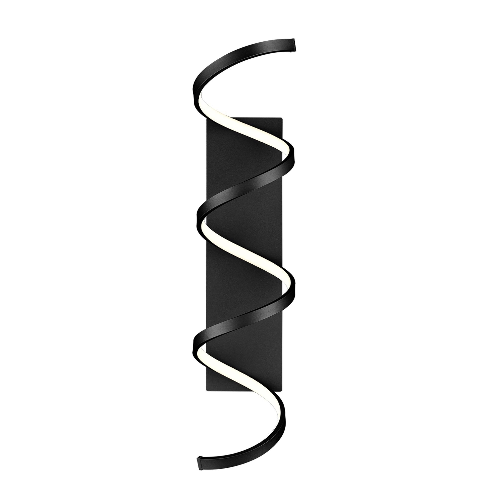 Shown in Black finish and Acrylic shade