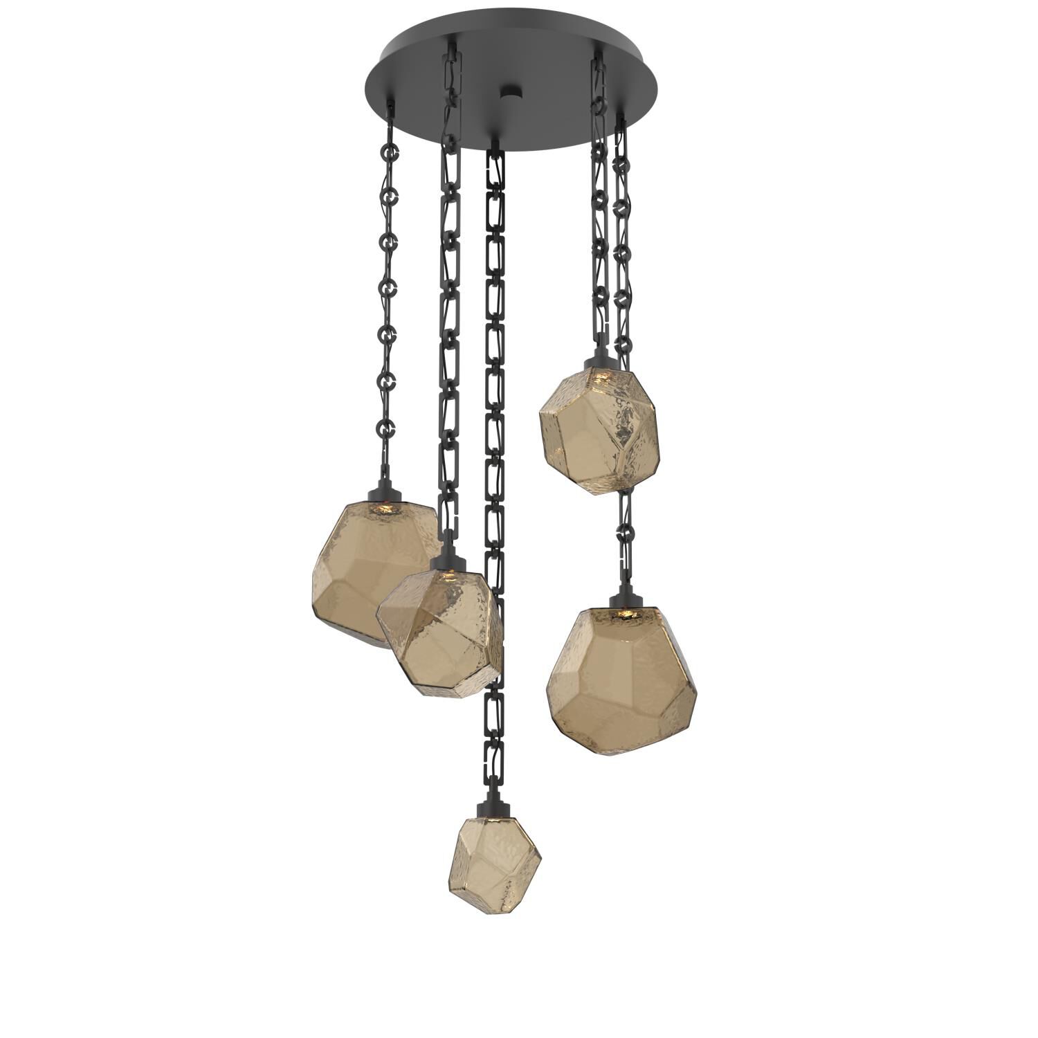 Levi Wilson Gem 23 Inch Multi Light Pendant by Hammerton Studio