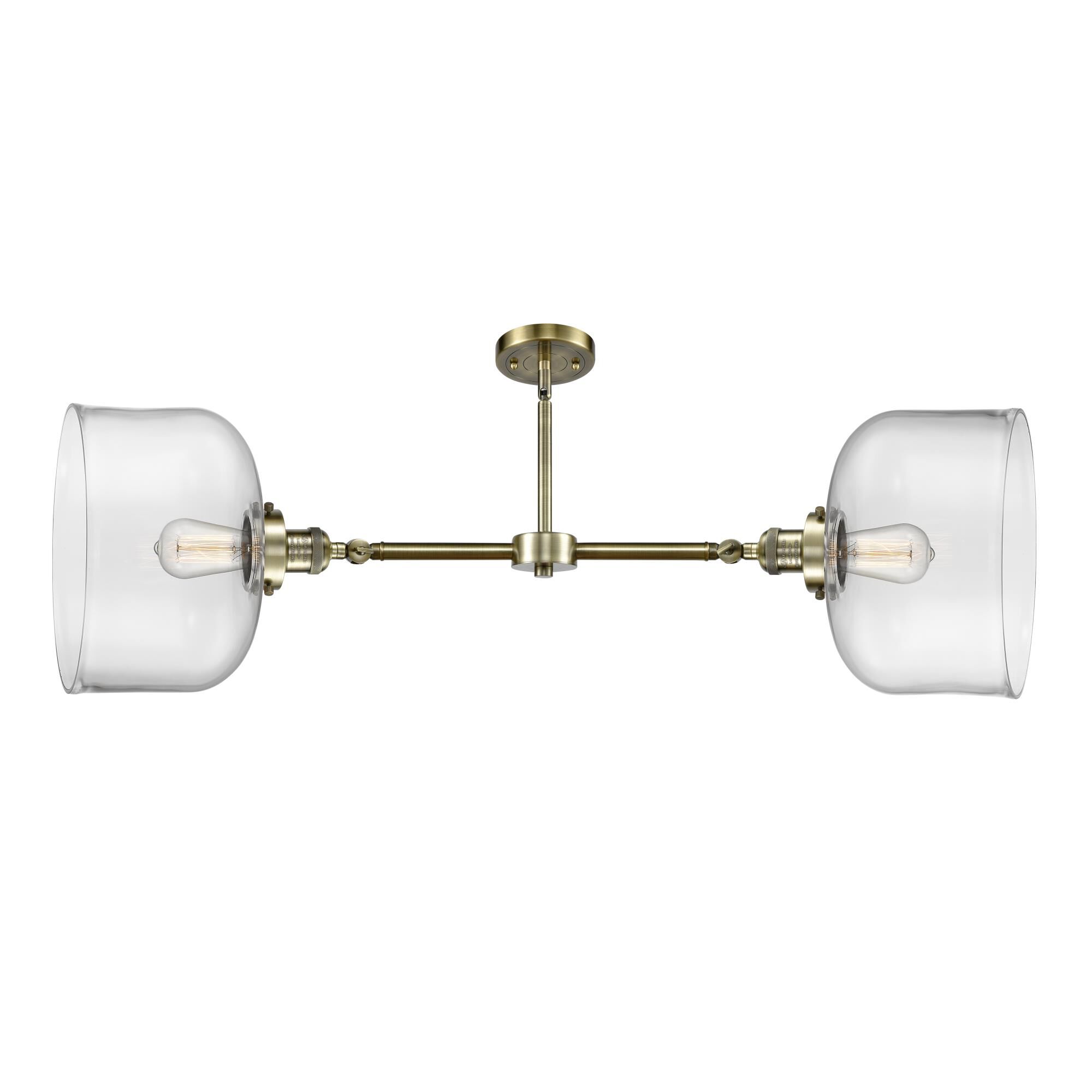 Bruno Marashlian X-Large Bell 21 Inch 2 Light Mini Chandelier by Innovations Lighting
