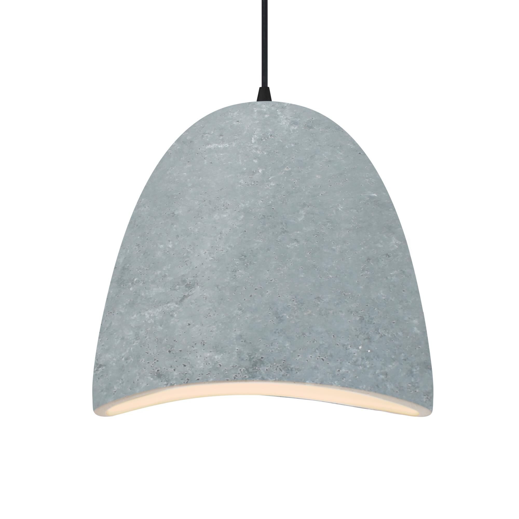 Shown in Matte Black finish and Concrete shade