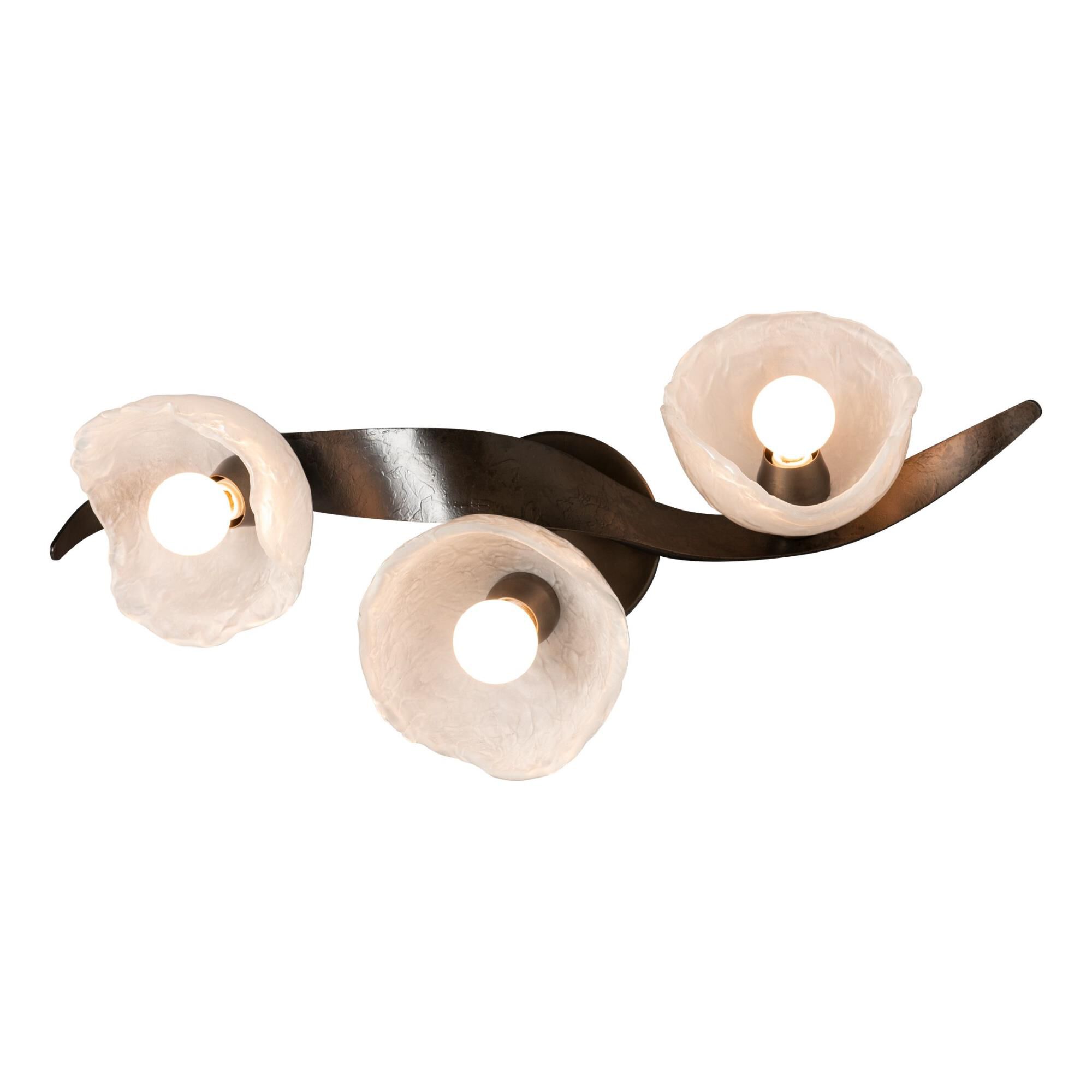 Shown in Dark Smoke finish and Frosted glass