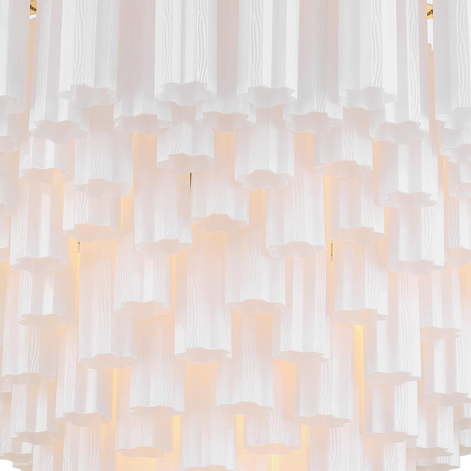 Shown in Aged Brass finish and Tronchi Glass crystal