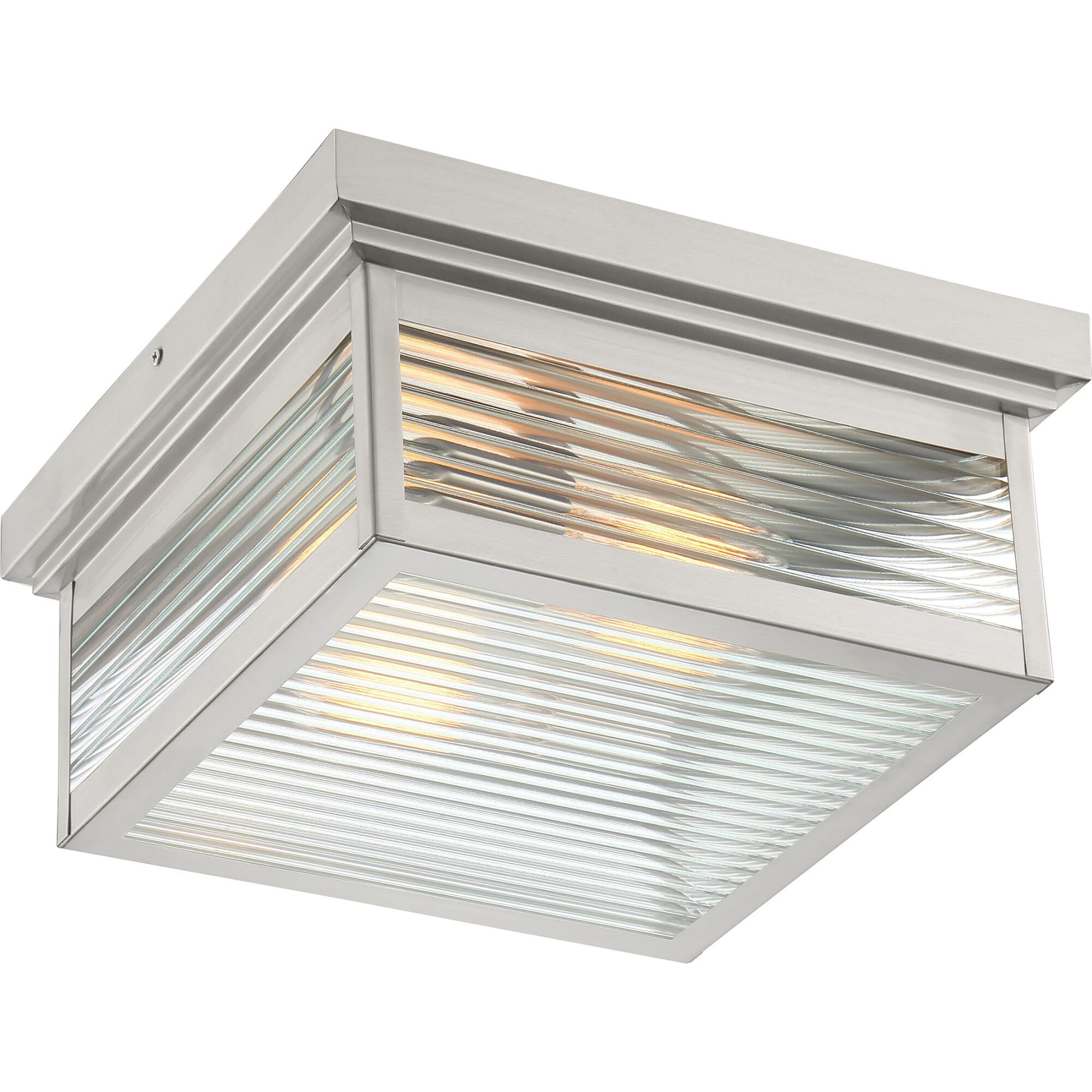 Gardner 12 Inch 2 Light Flush Mount by Quoizel