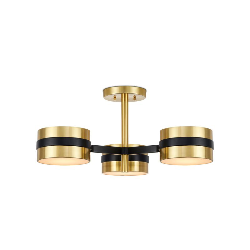 Heybrook 26 Inch Semi Flush Mount by Currey and Company
