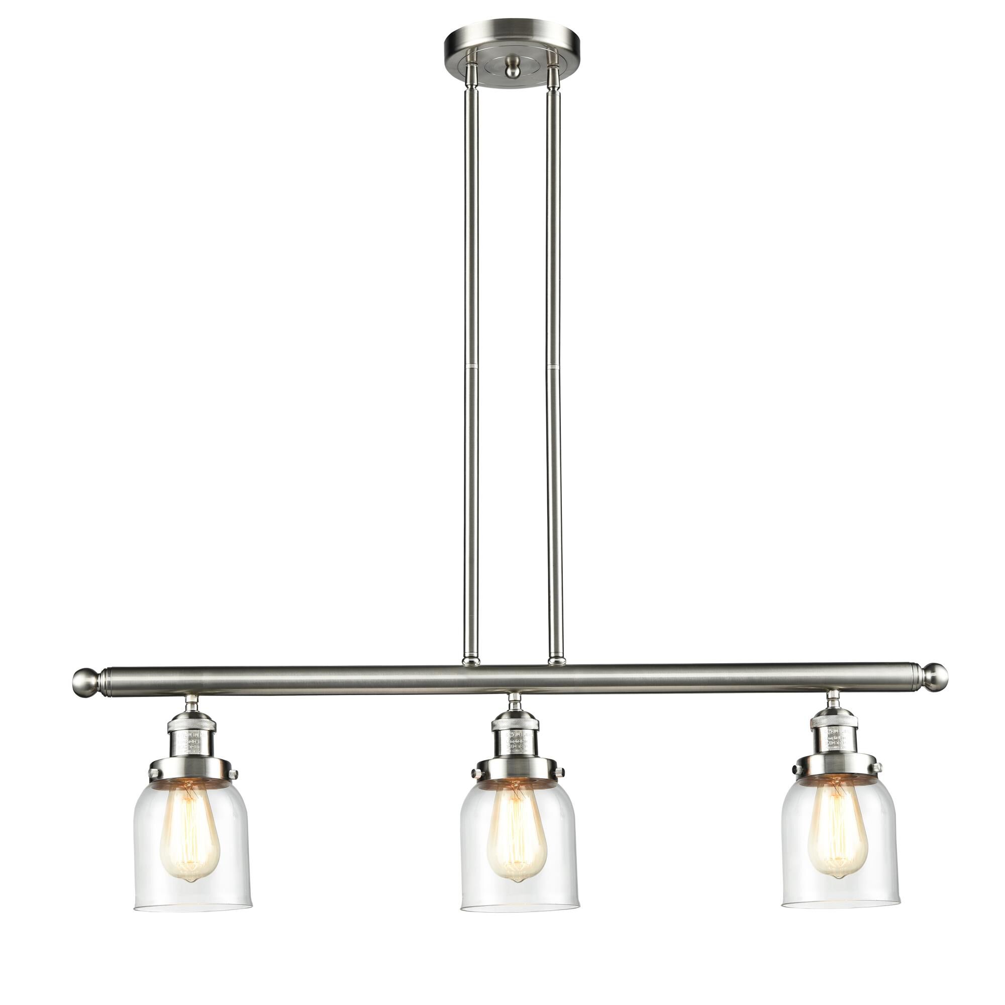 Bruno Marashlian Small Bell 36 Inch 3 Light Linear Suspension Light by Innovations Lighting