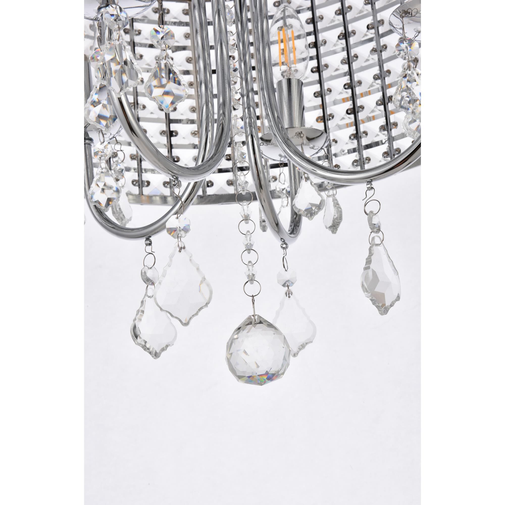 Elise Semi Flush Mount by Elegant Lighting