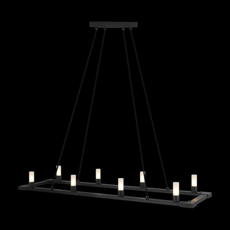 Cascadian 38 Inch 8 Light Linear Suspension Light by Matteo Lighting