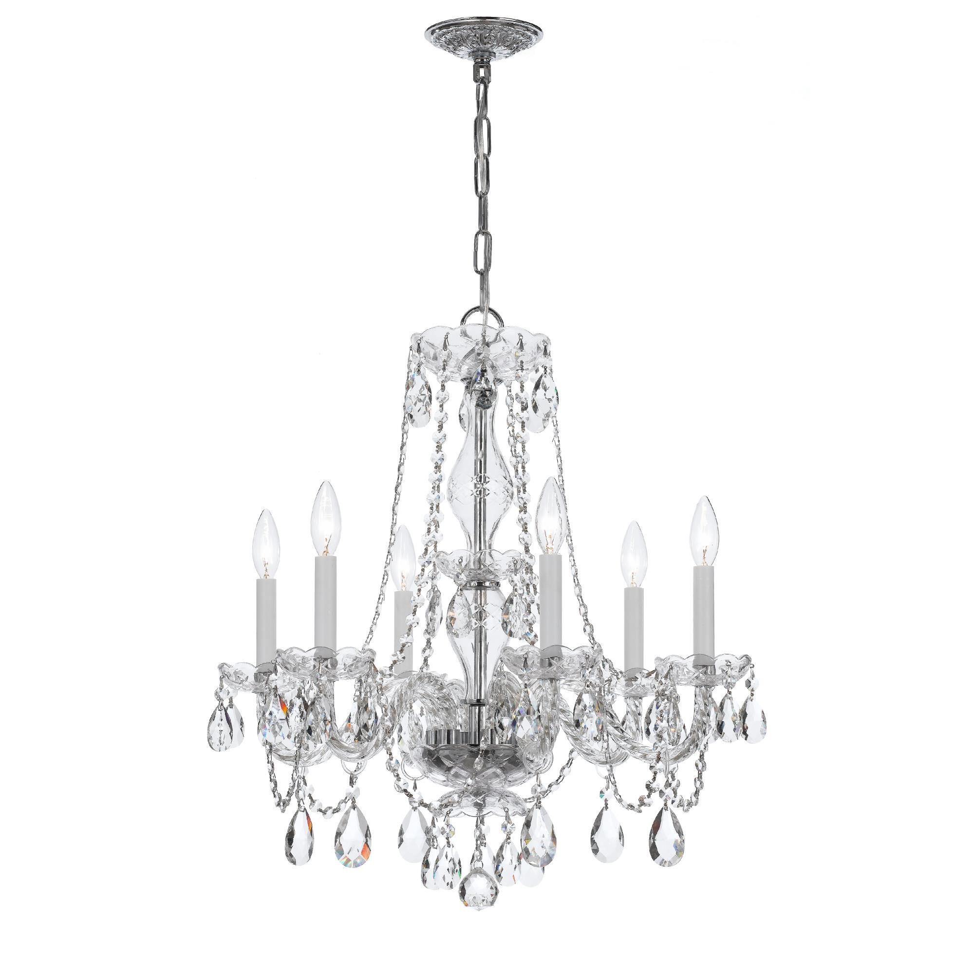Traditional Crystal 23 Inch Chandelier by Crystorama
