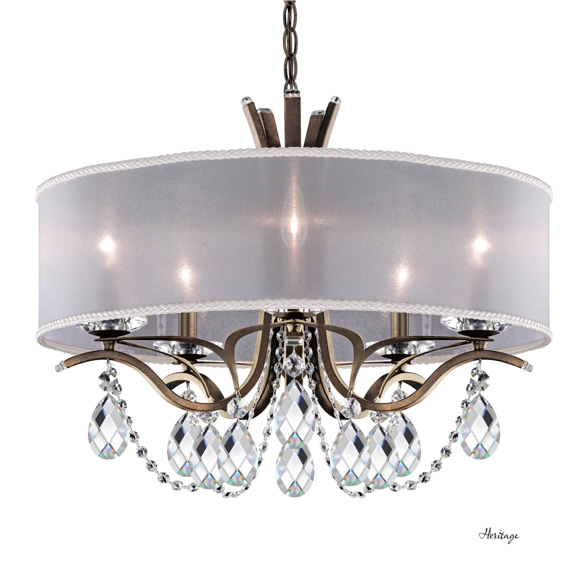 Vesca 24 Inch 5 Light Chandelier by Schonbek