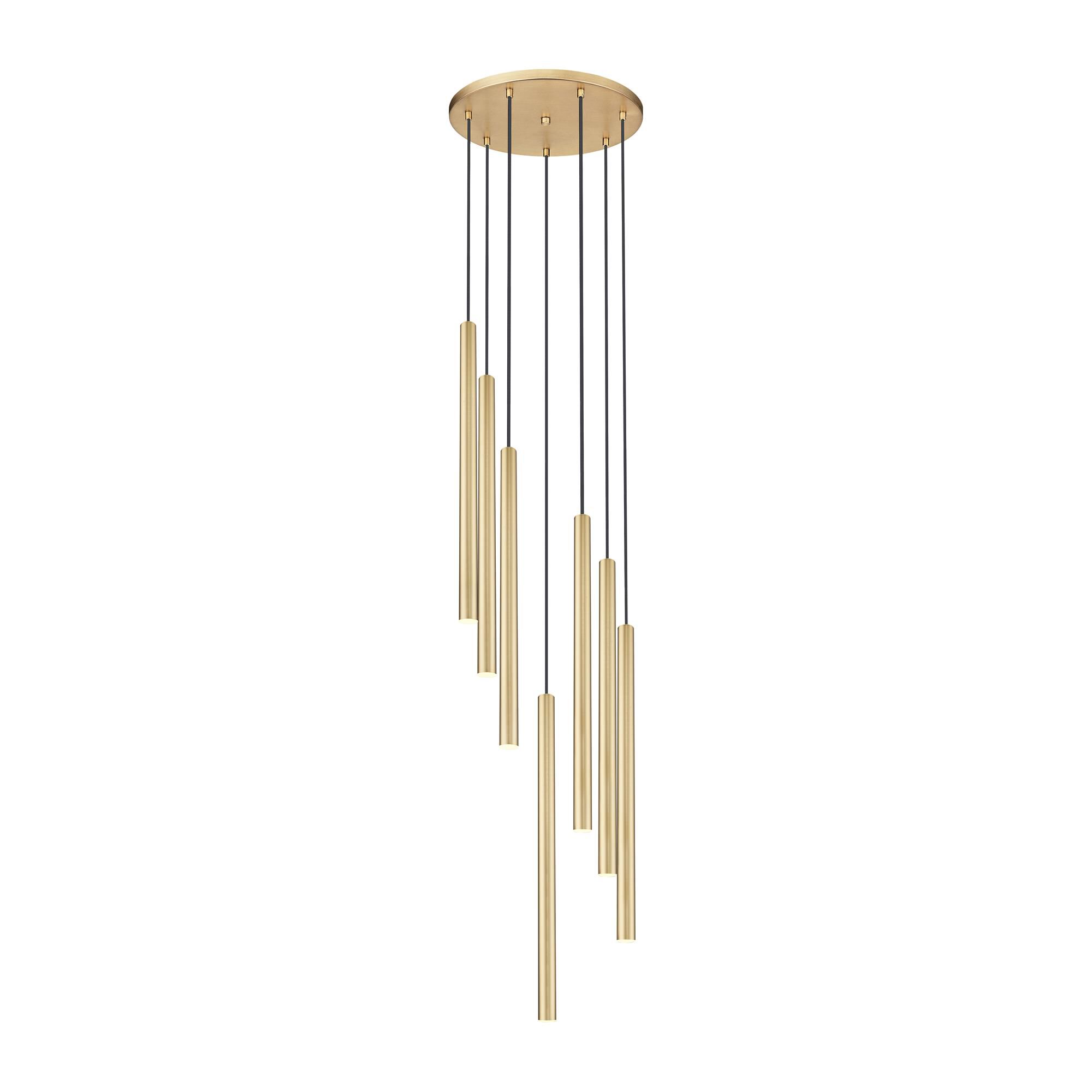 Shown in Modern Gold finish and Modern Gold glass and Modern Gold shade
