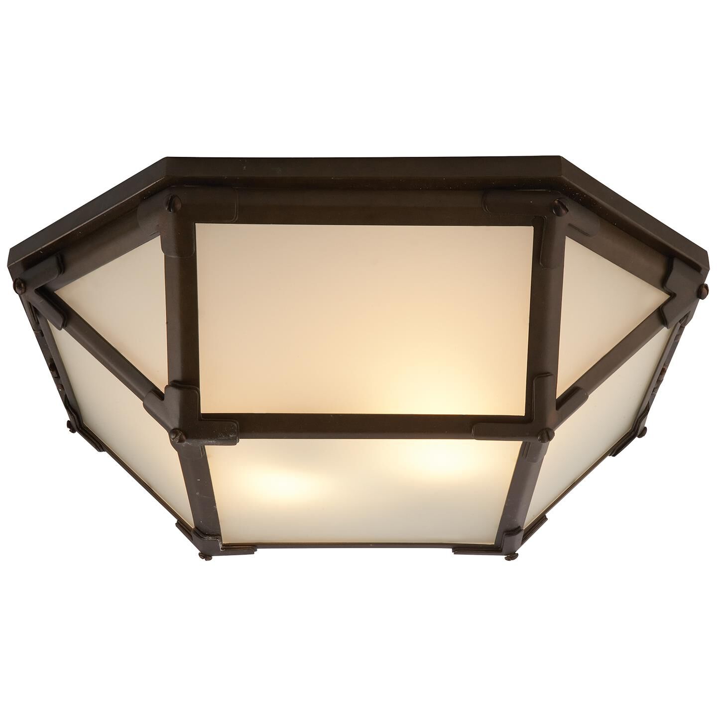 Suzanne Kasler Morris 15 Inch 2 Light Flush Mount by Visual Comfort Signature Collection