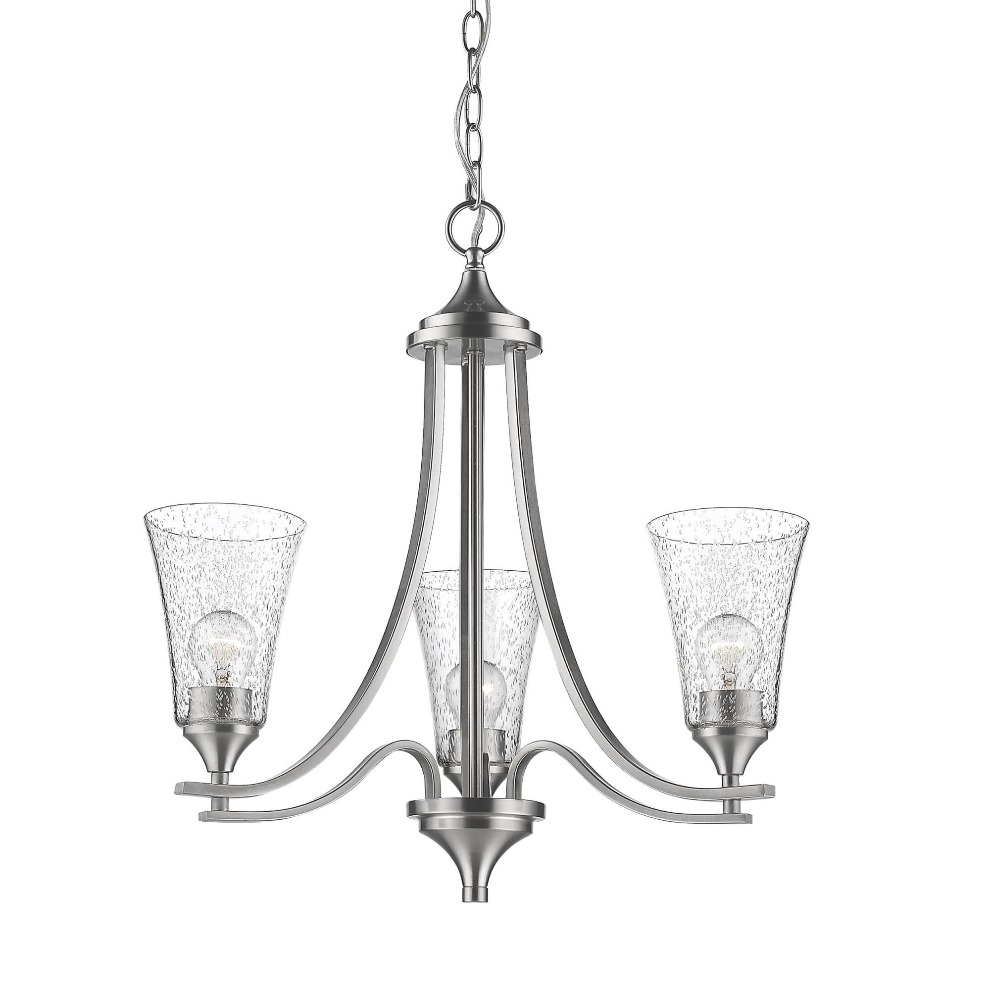 Natalie 23 Inch 3 Light Chandelier by Millennium Lighting