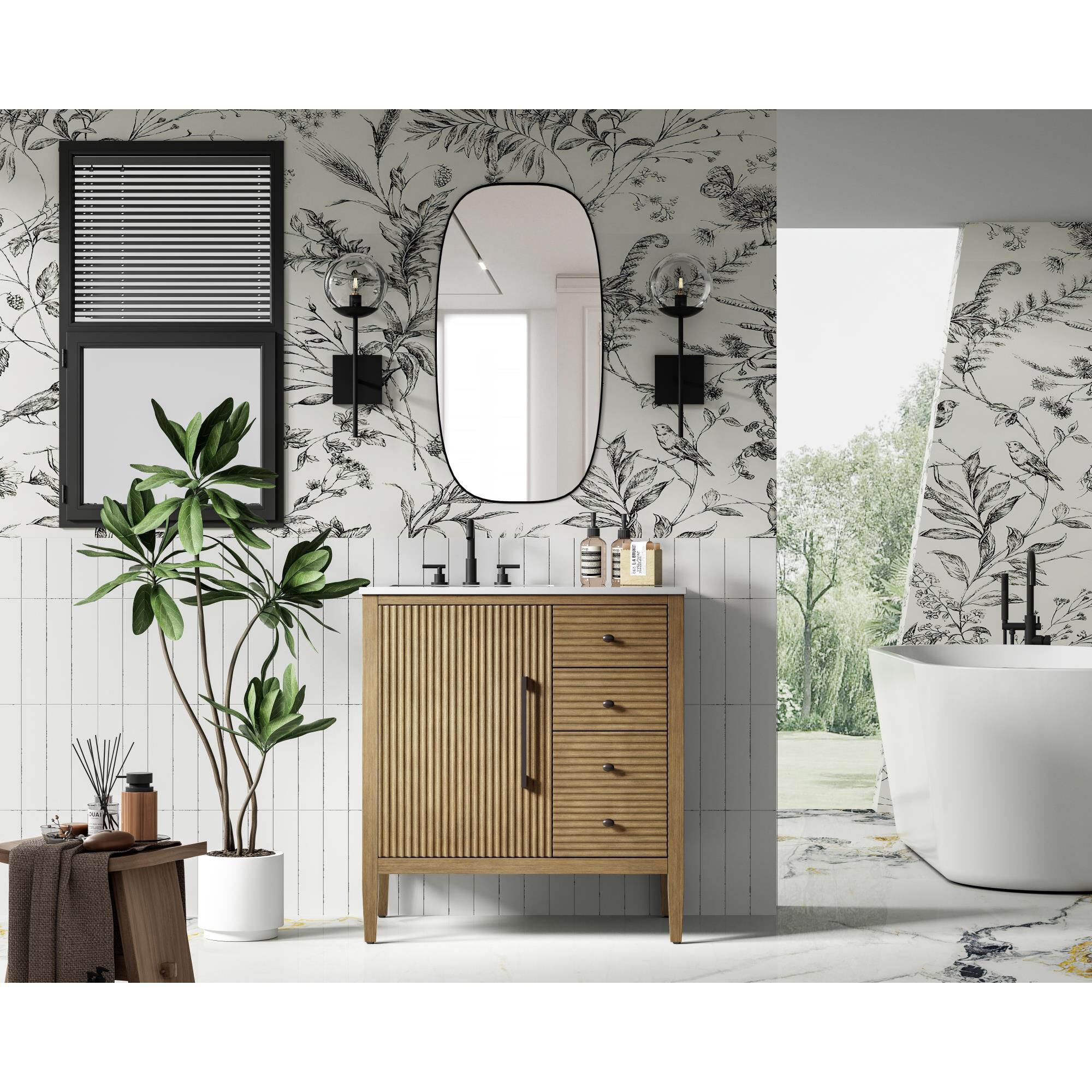 Blakely 32 Inch Bath Vanity by Elegant Dcor