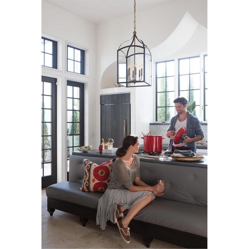 Clarendon 34 Inch Lantern Pendant by Hinkley