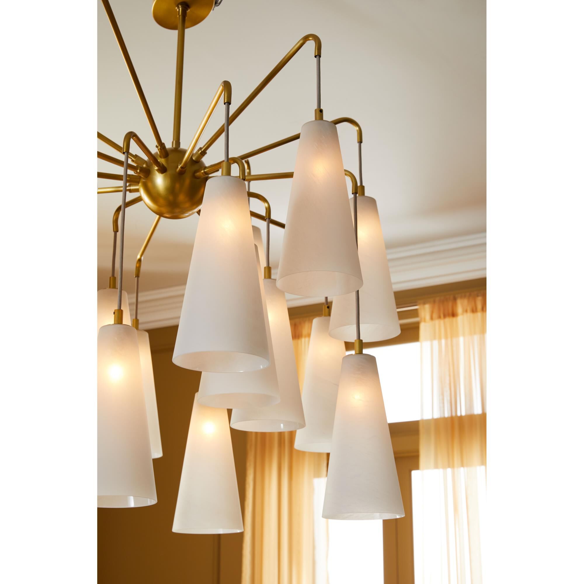Mika 41 Inch 18 Light Chandelier by Arteriors Home