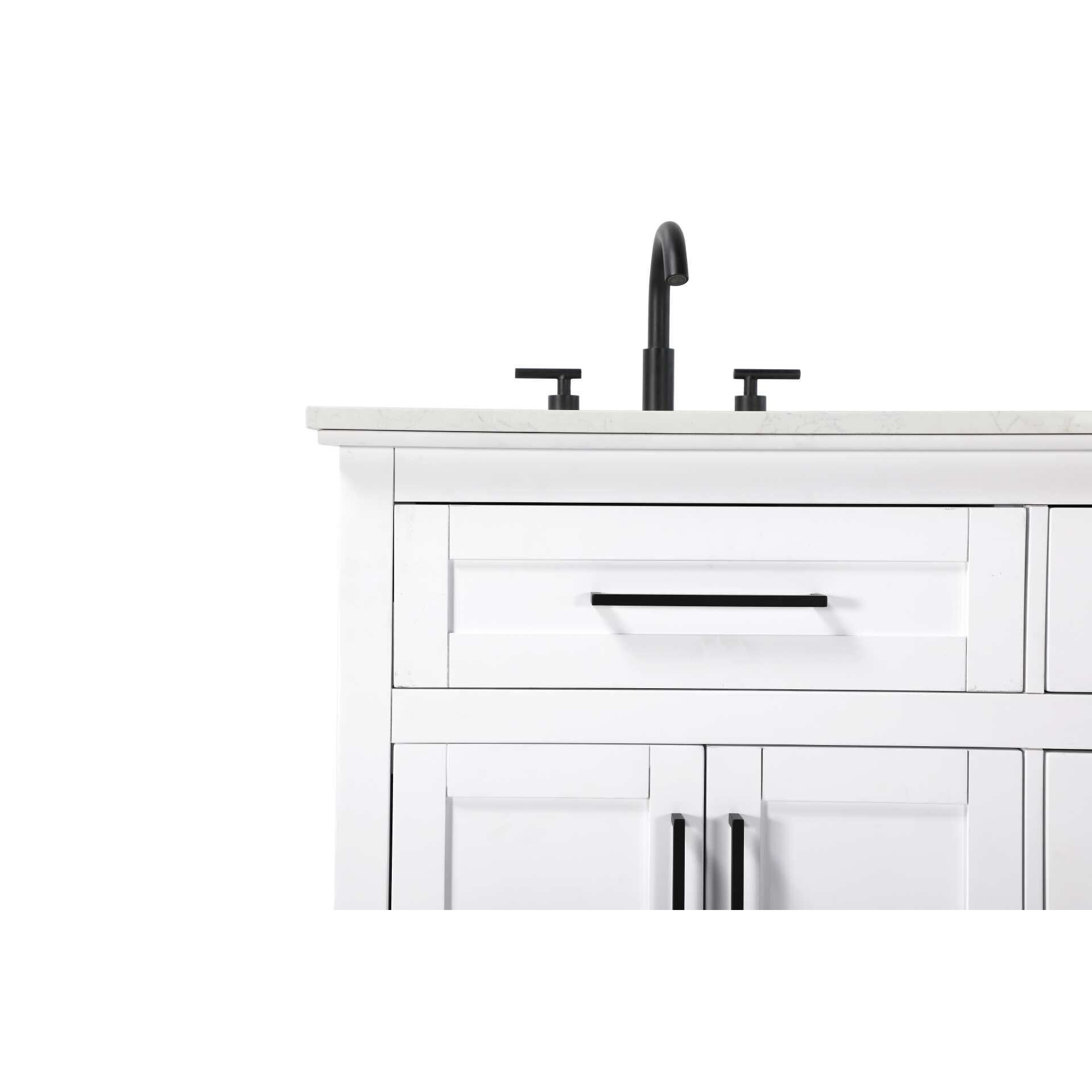 Shown in White finish