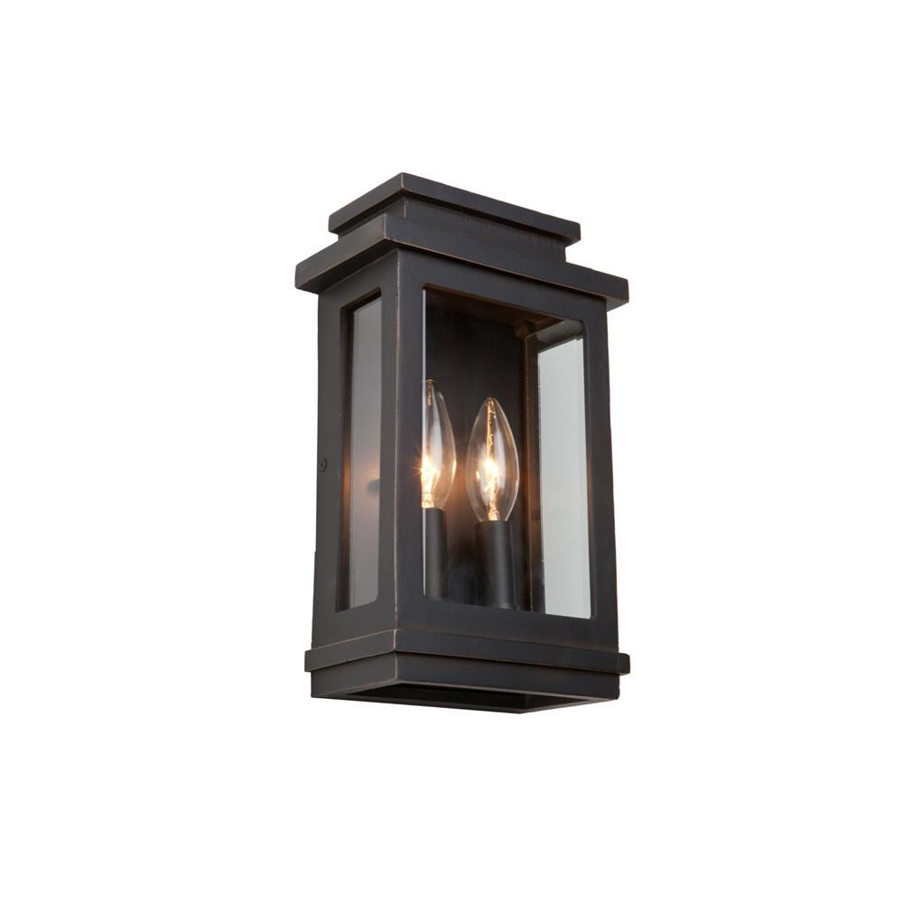 Freemont 10 Inch Tall 2 Light Outdoor Wall Light by Artcraft