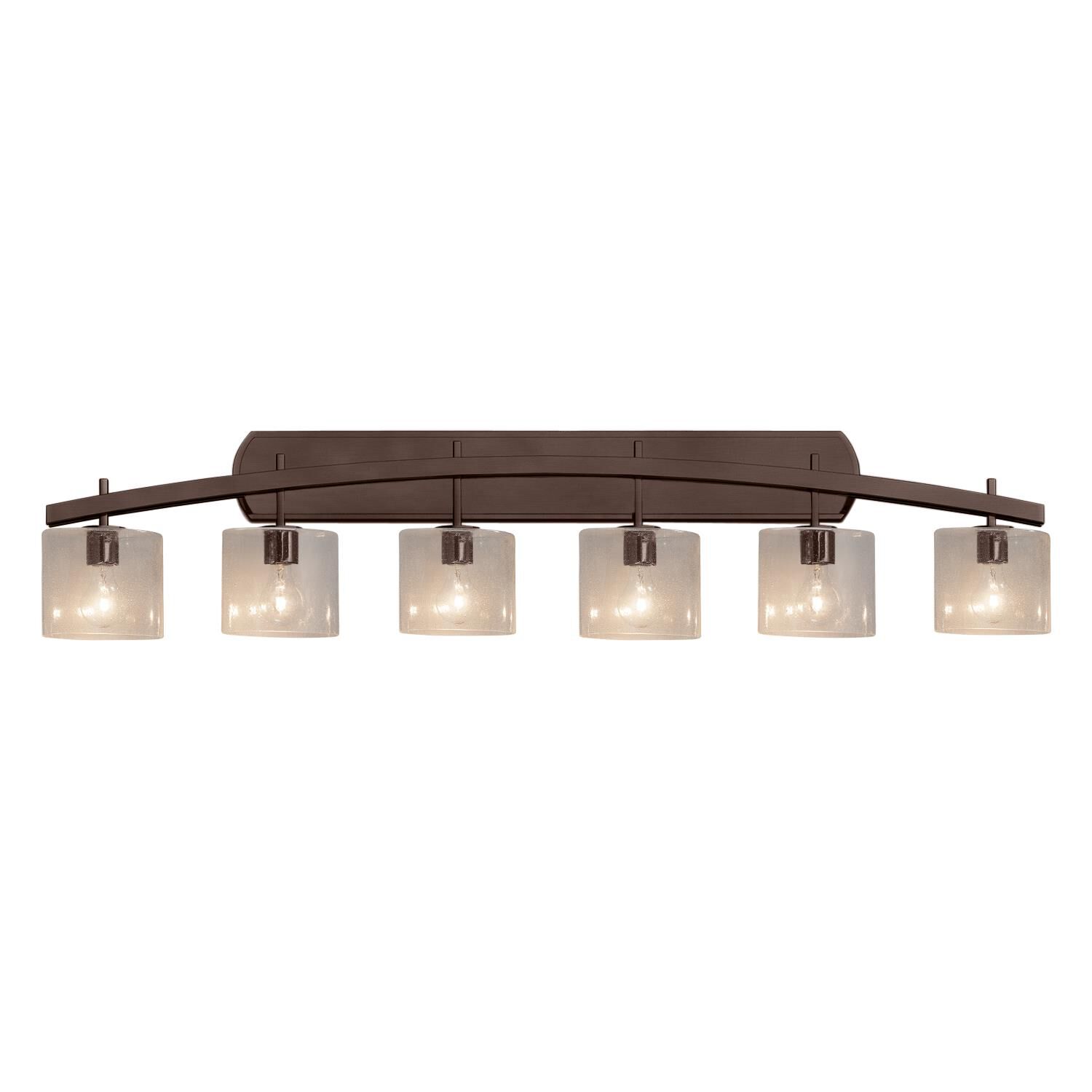 Fusion - Archway 55 Inch 6 Light Bath Vanity Light by Justice Design Group