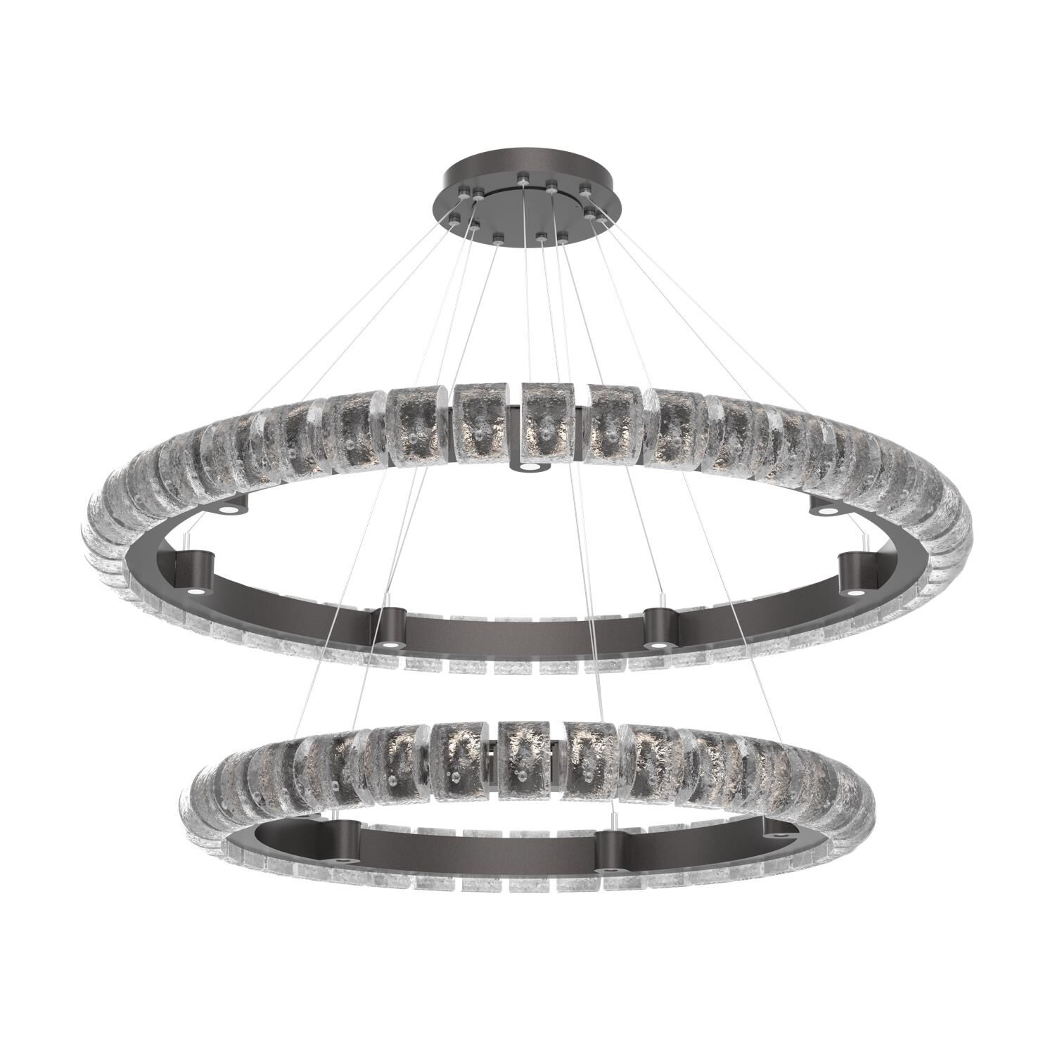 Shown in Graphite finish and Clear glass