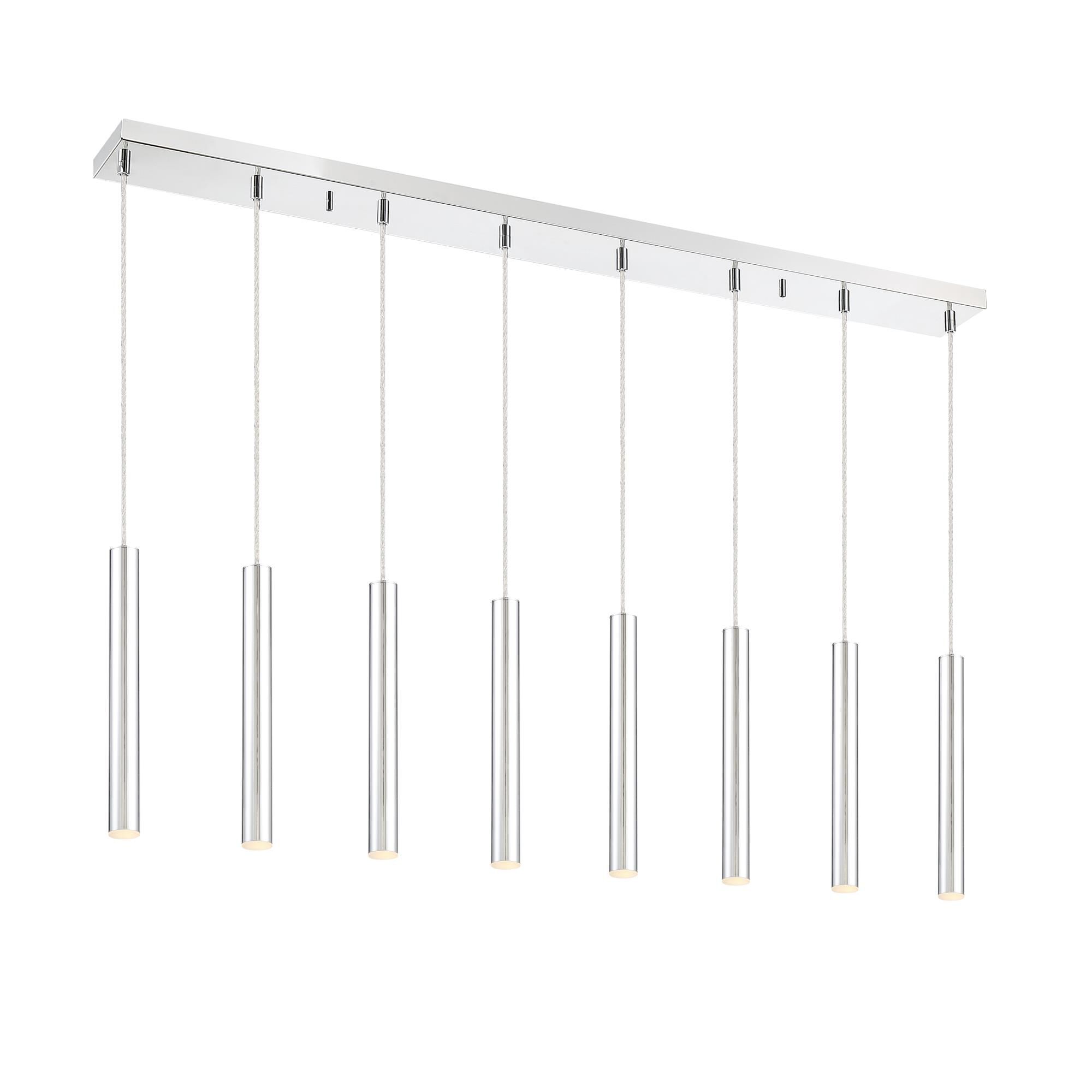 Forest 44 Inch 8 Light LED Linear Suspension Light by Z-Lite