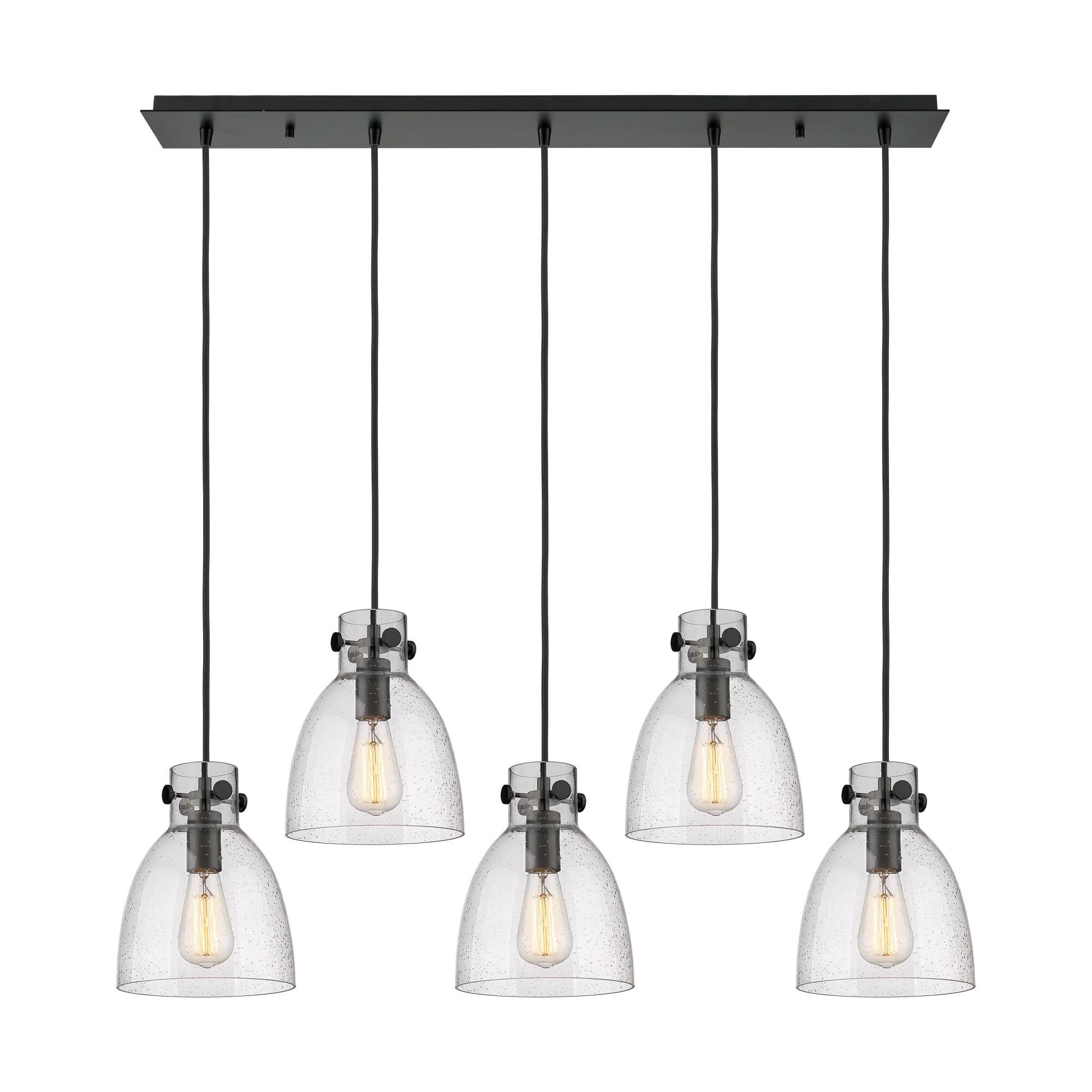Bruno Marashlian Newton Bell 39 Inch 5 Light Linear Suspension Light by Innovations Lighting