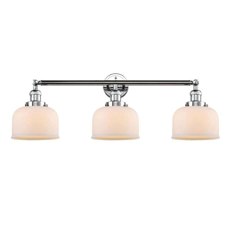 Bruno Marashlian Large Bell 32 Inch 3 Light Bath Vanity Light by Innovations Lighting