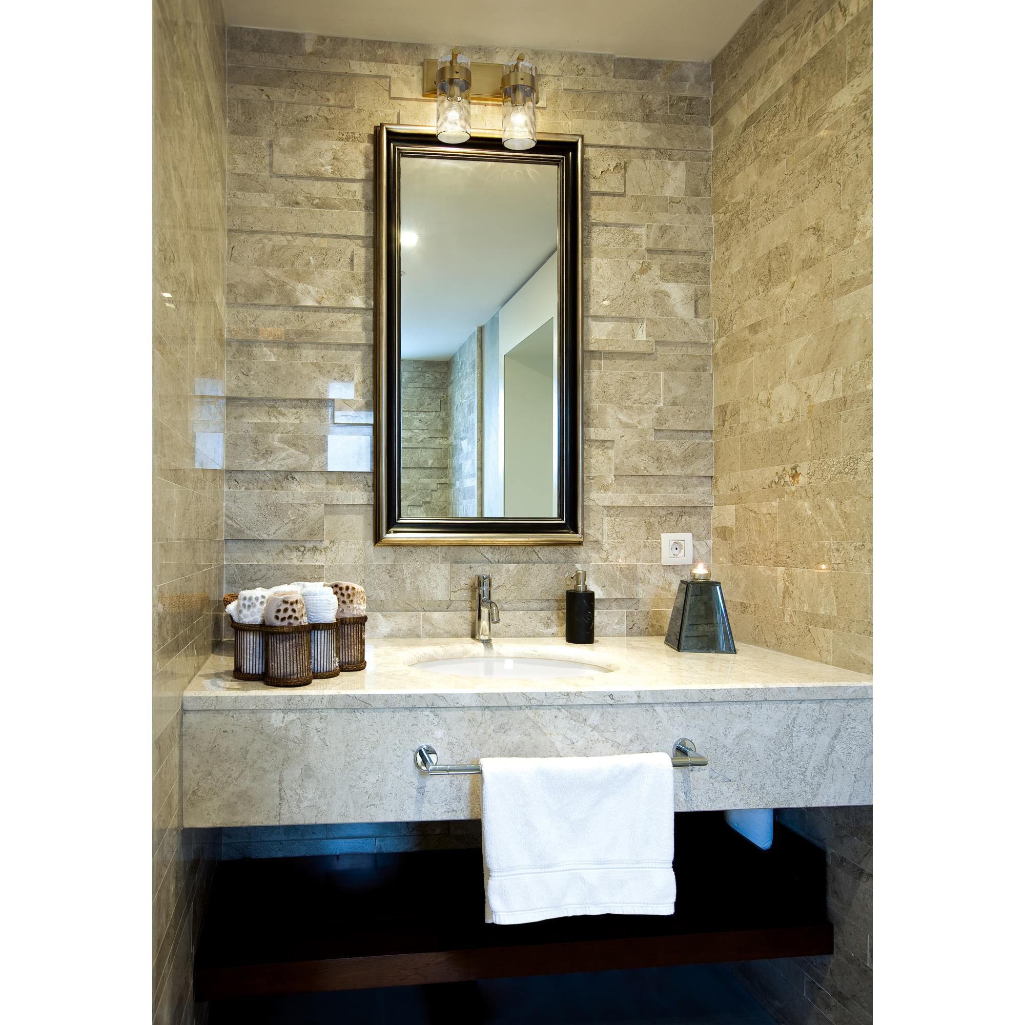 Shown in Rubbed Brass finish