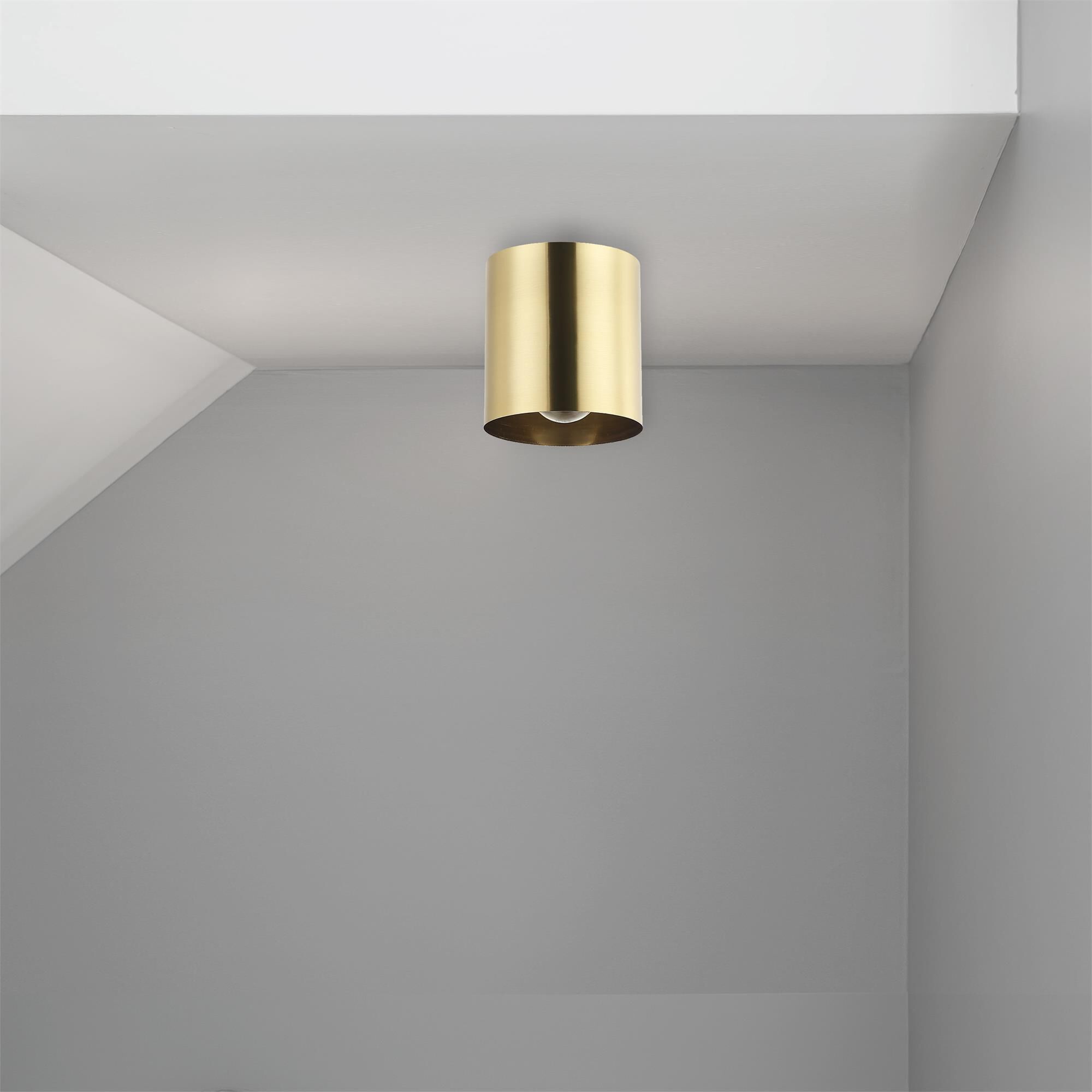 Theron 4 Inch 1 Light LED Flush Mount by Dainolite