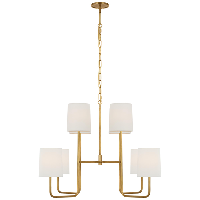 Barbara Barry Go Lightly 30 Inch 8 Light LED Chandelier by Visual Comfort Signature Collection
