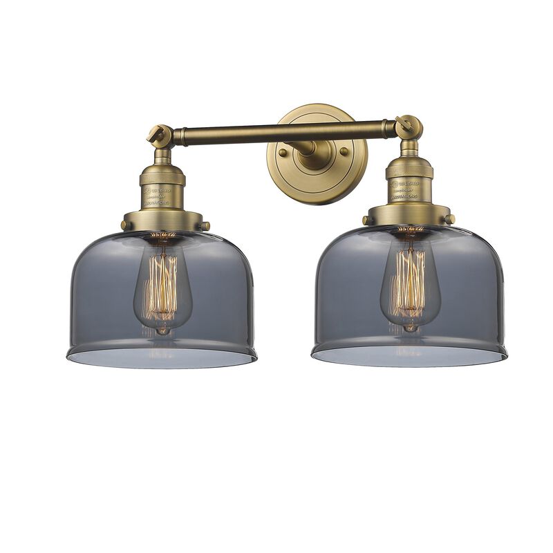 Bruno Marashlian Large Bell 19 Inch 2 Light Bath Vanity Light by Innovations Lighting