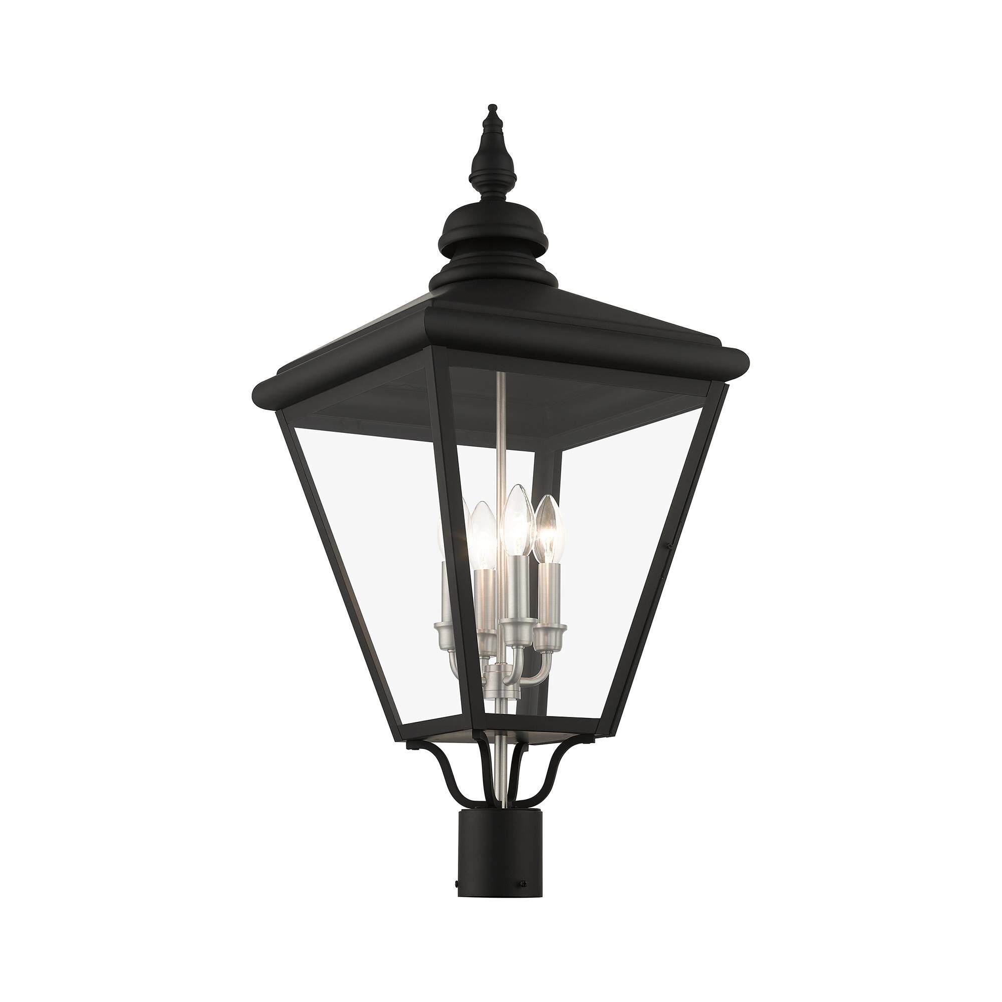 Adams 31 Inch Tall 4 Light Outdoor Post Lamp by Livex Lighting