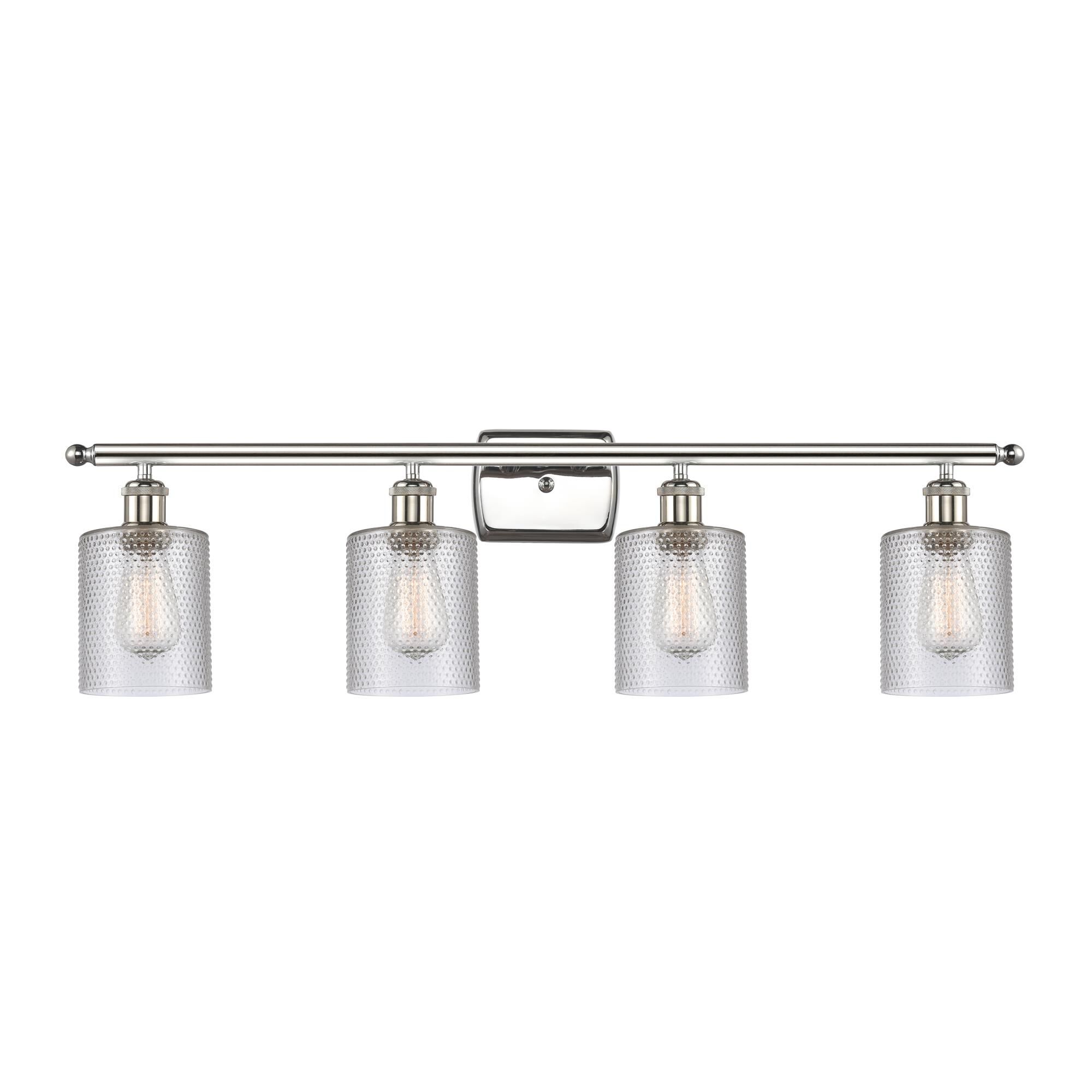 Shown in Polished Nickel finish and Drum glass and Glass shade