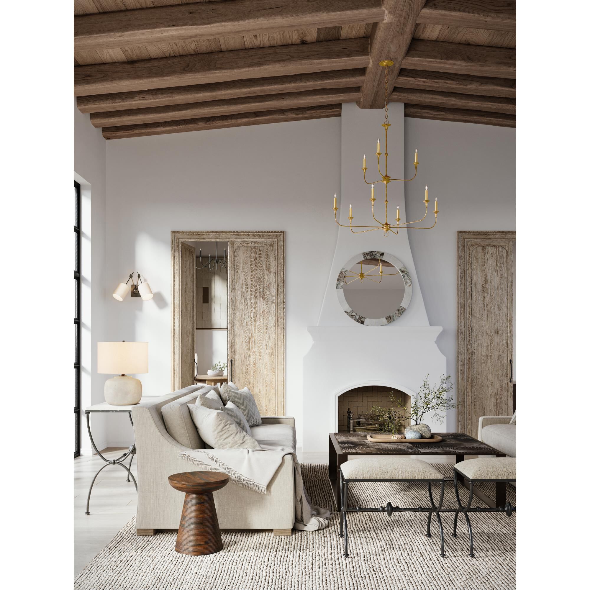 Shown in Contemporary Gold Leaf, Contemporary Gold finish