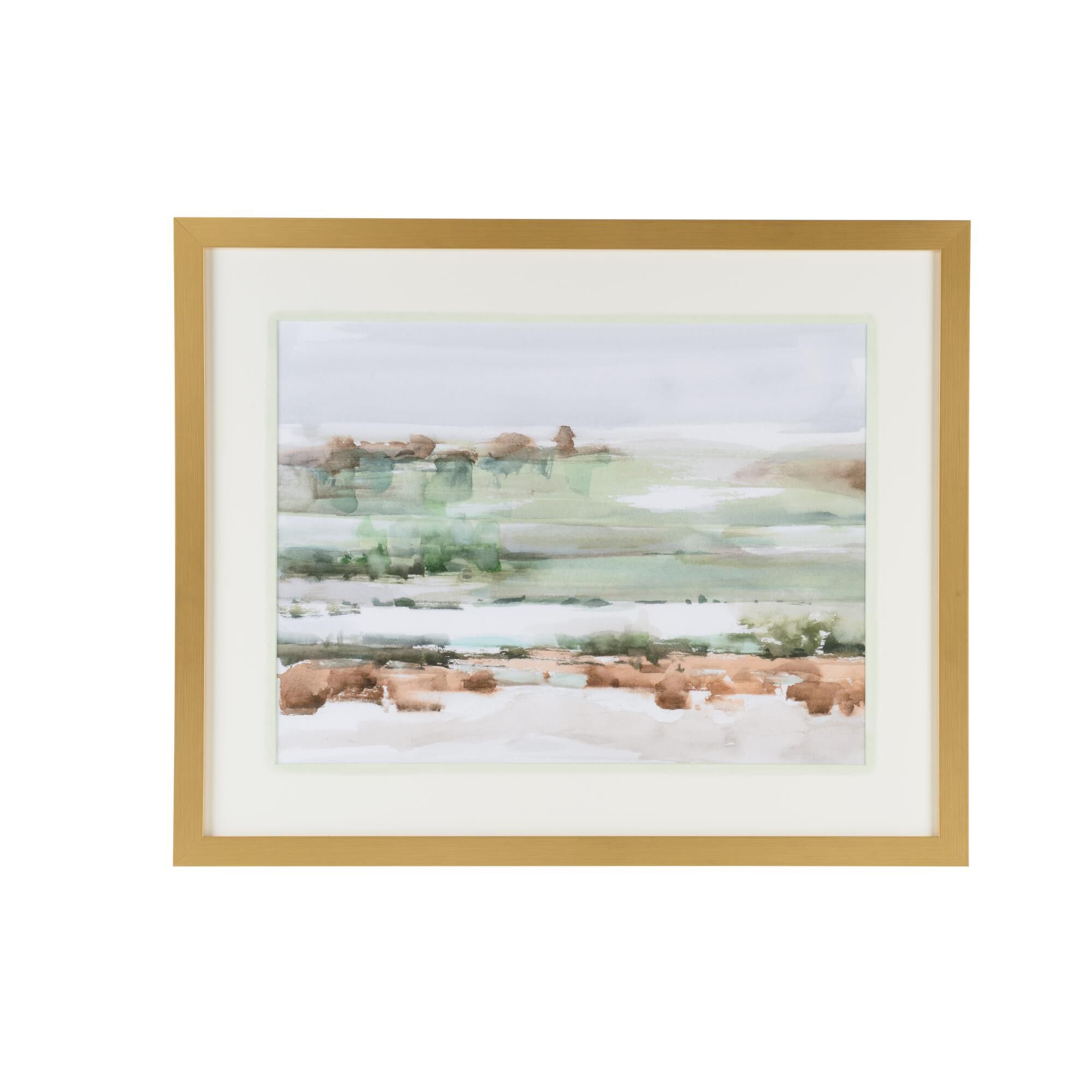 Turquoise And Clay I Print by Chelsea House