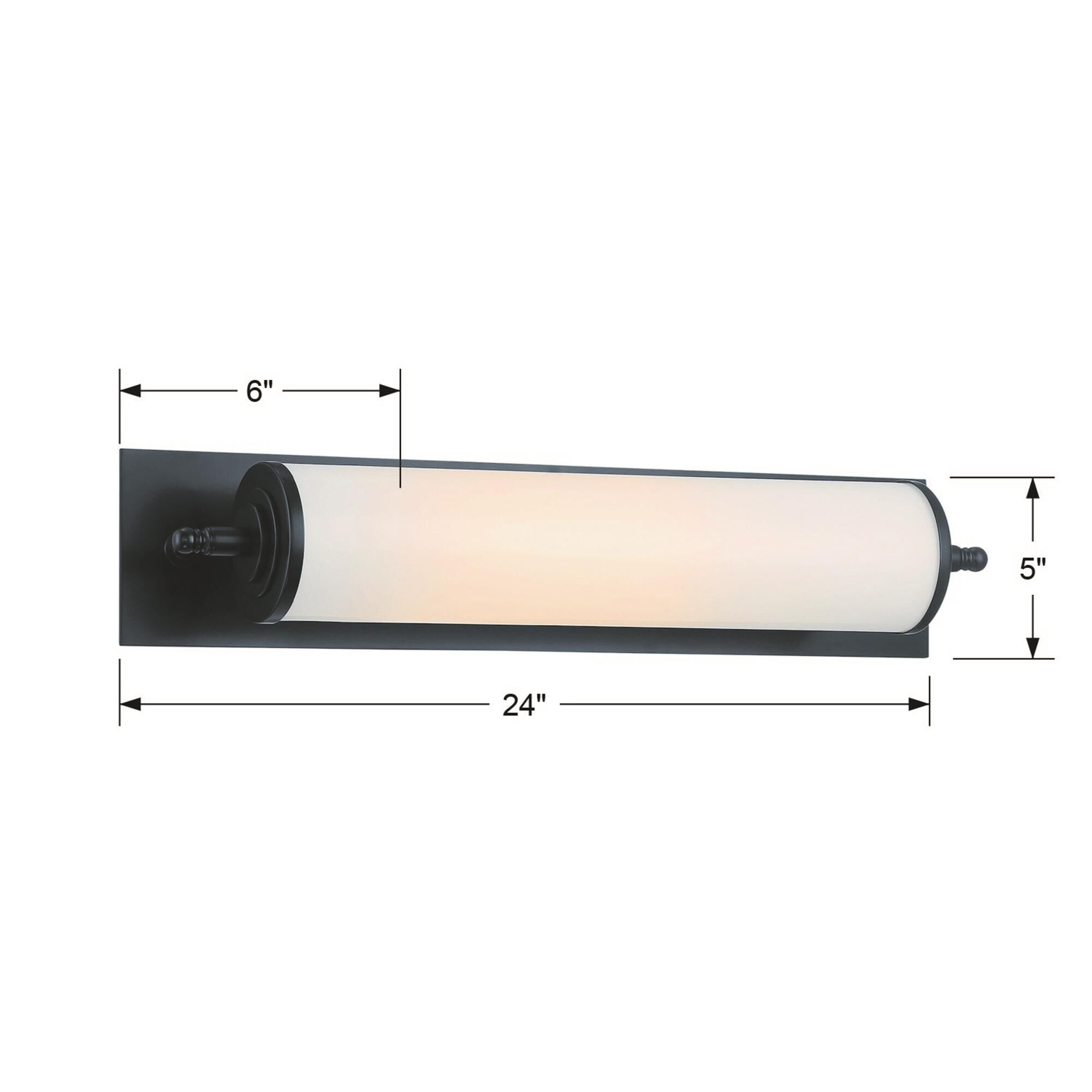 Shown in Matte Black finish and White Glass glass and White shade