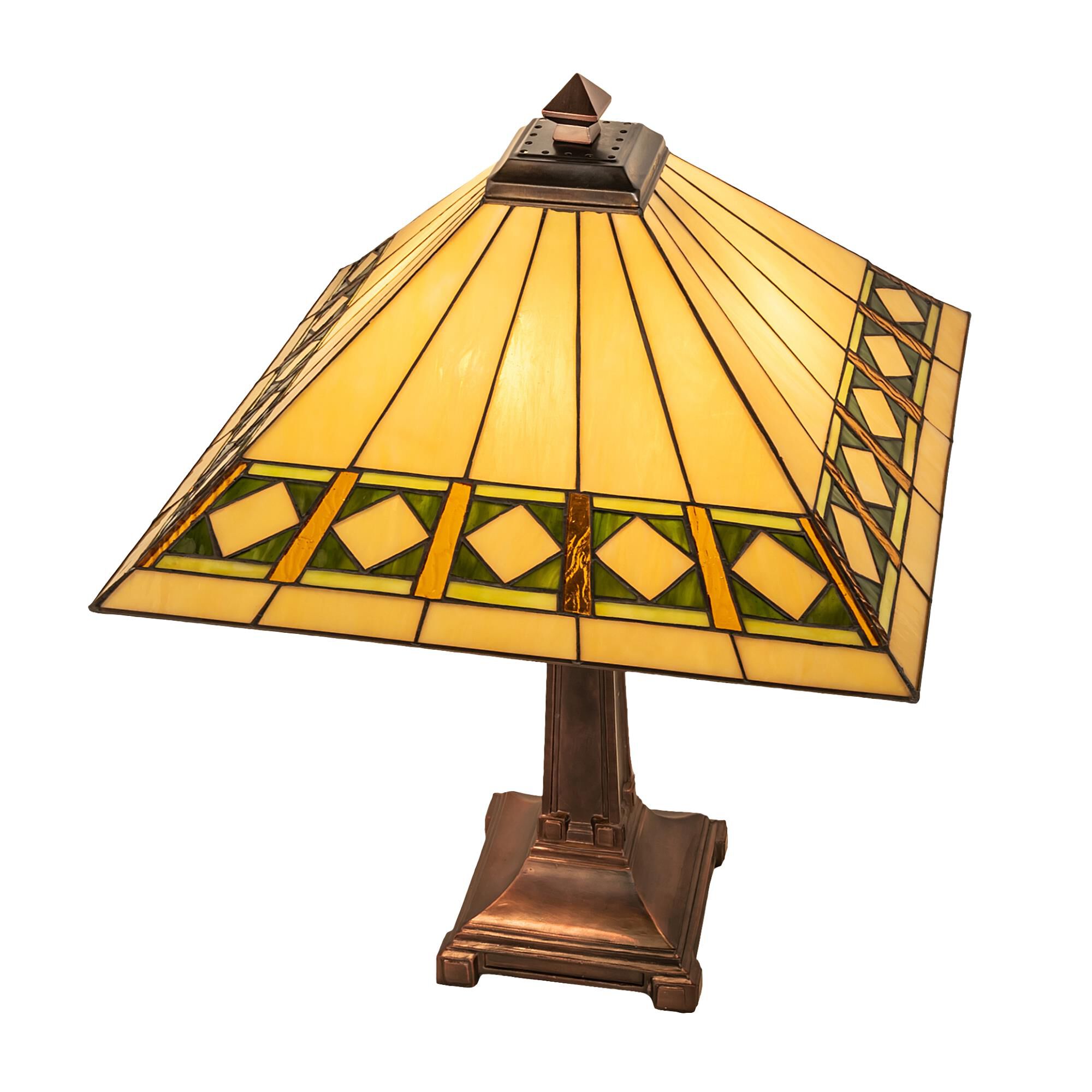 Diamond Band Mission 24 Inch Table Lamp by Meyda Lighting