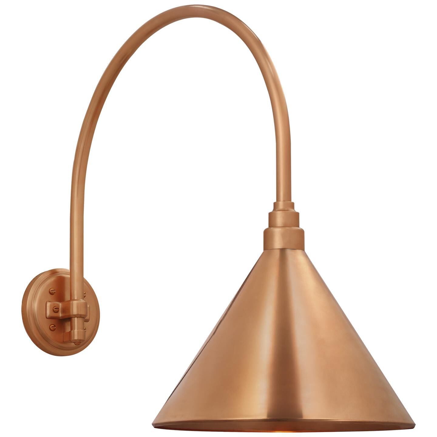 Shown in Soft Copper finish and Copper shade