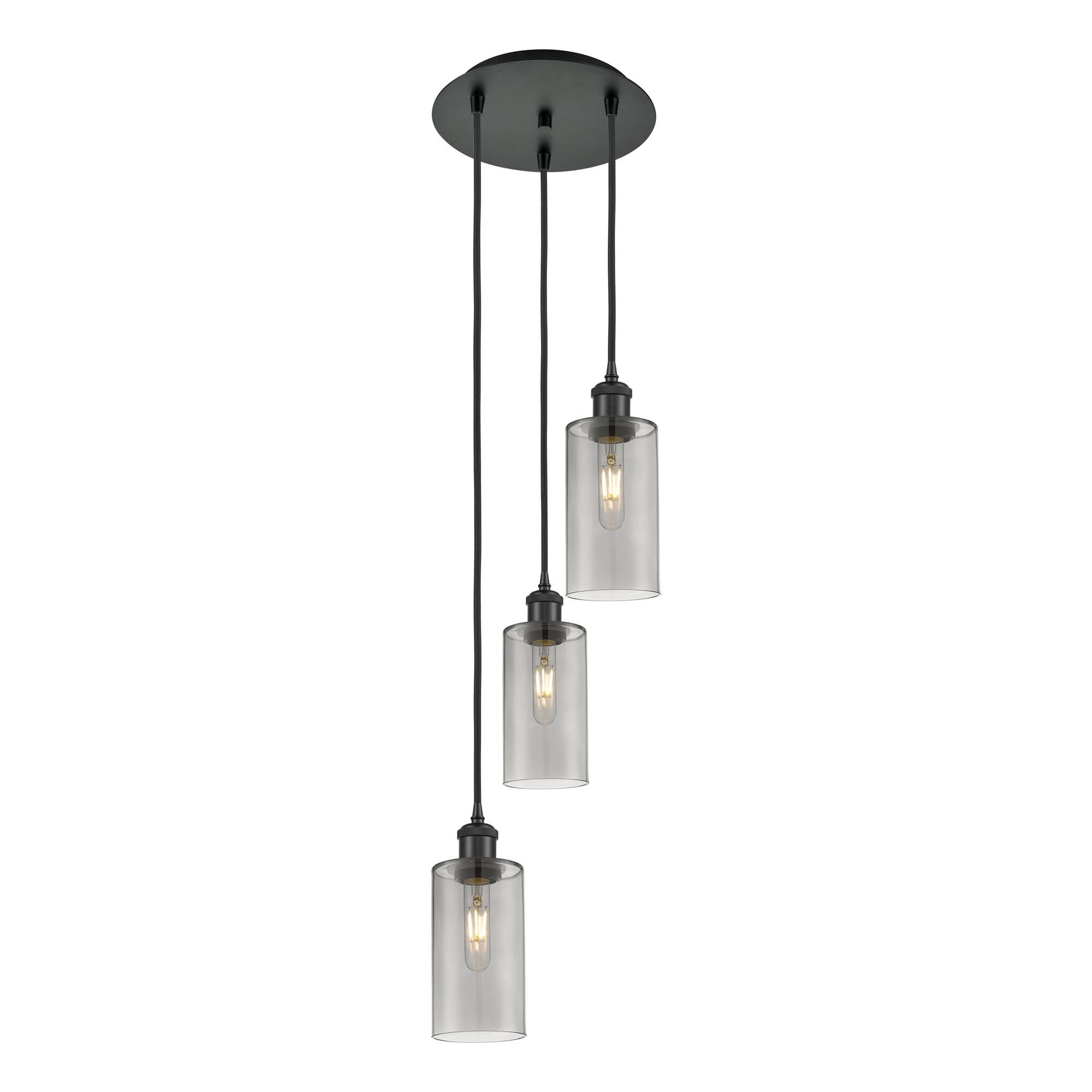 Shown in Matte Black finish and Light Smoke shade